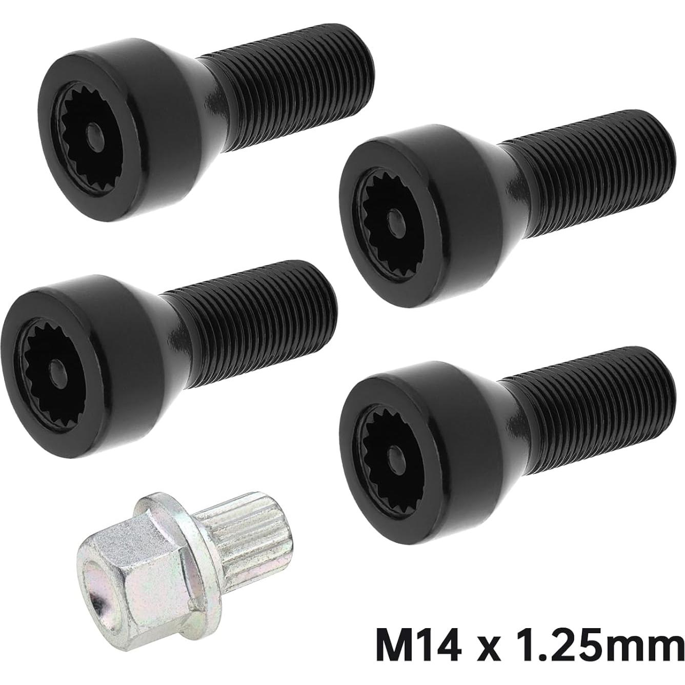 Juego de Tuercas de Bloqueo de Rueda Antirrobo BMW 5 Pcs