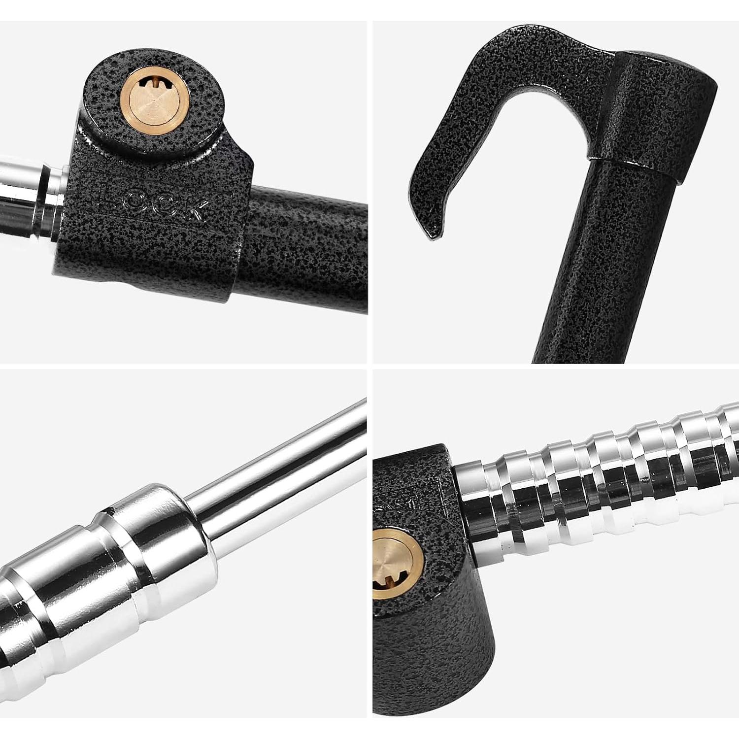 Cerradura Antirrobo para Volante Esploratori 85.1 cm Negra