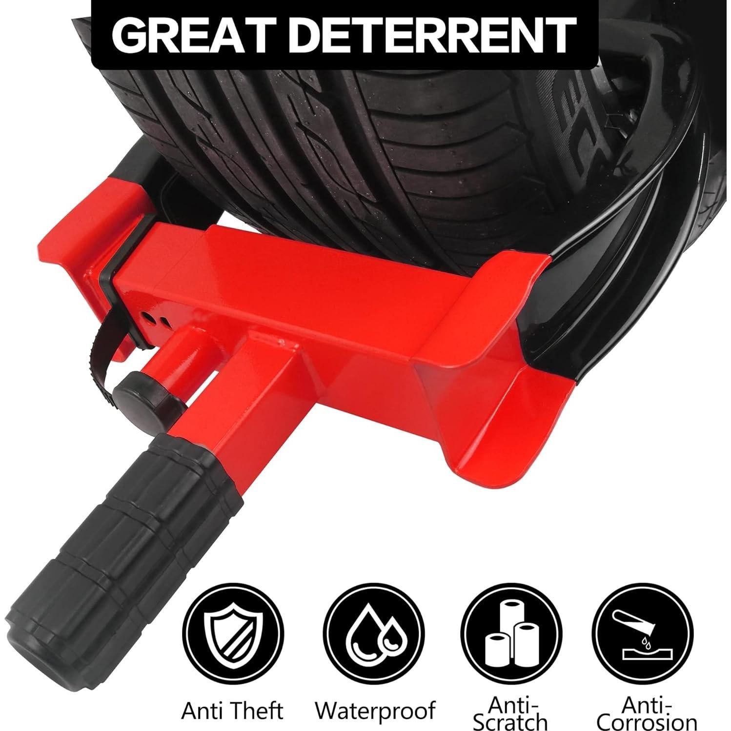 Bloqueo de Rueda Antirrobo KAYCENTOP para Neumáticos 29.7 cm