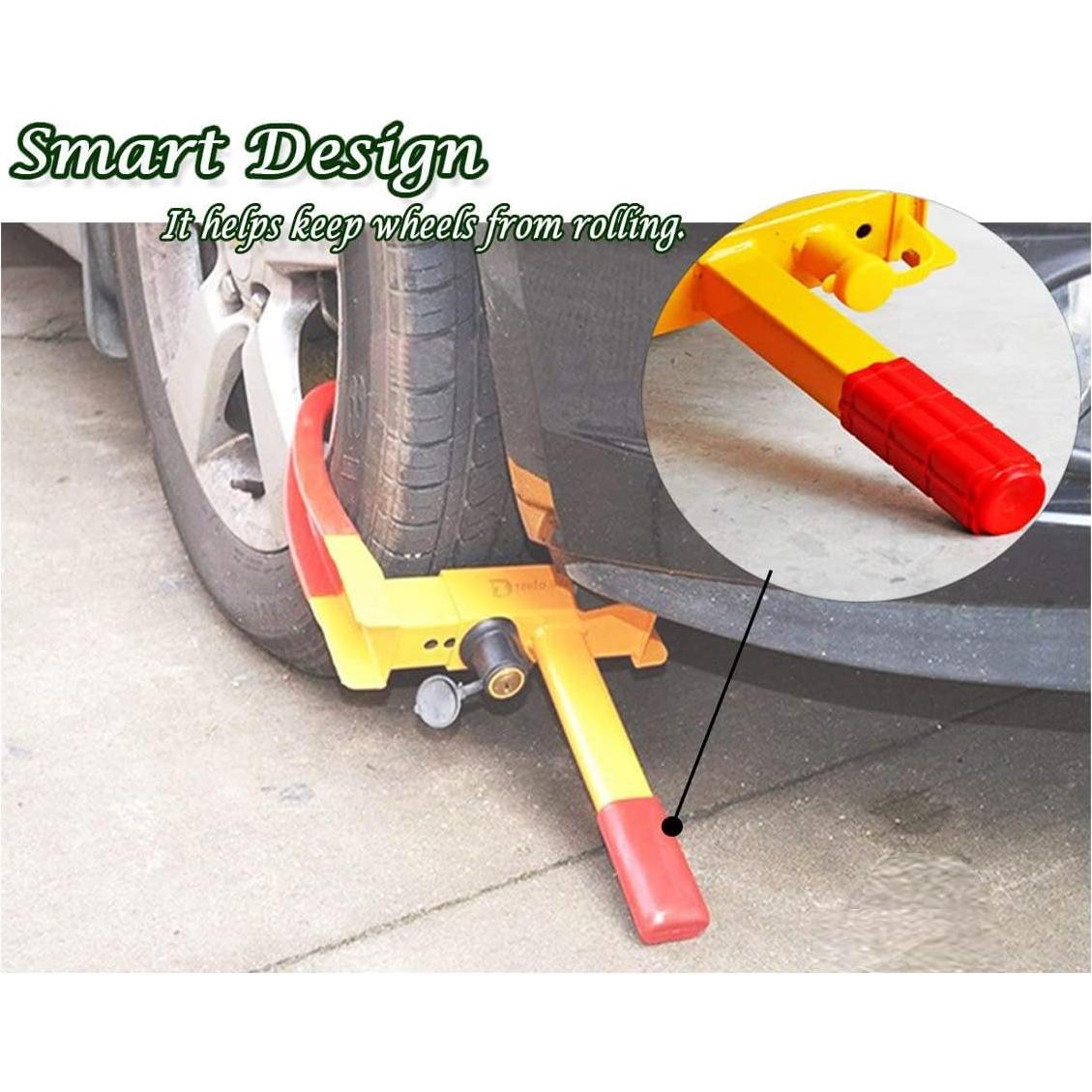 Abrazadera de Neumático Antirrobo Zento Deals Amarillo