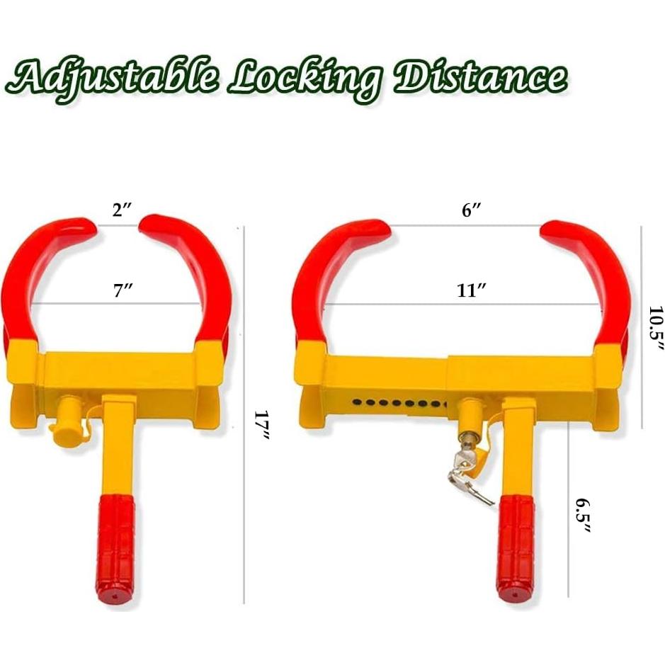 Abrazadera de Neumático Antirrobo Zento Deals Amarillo