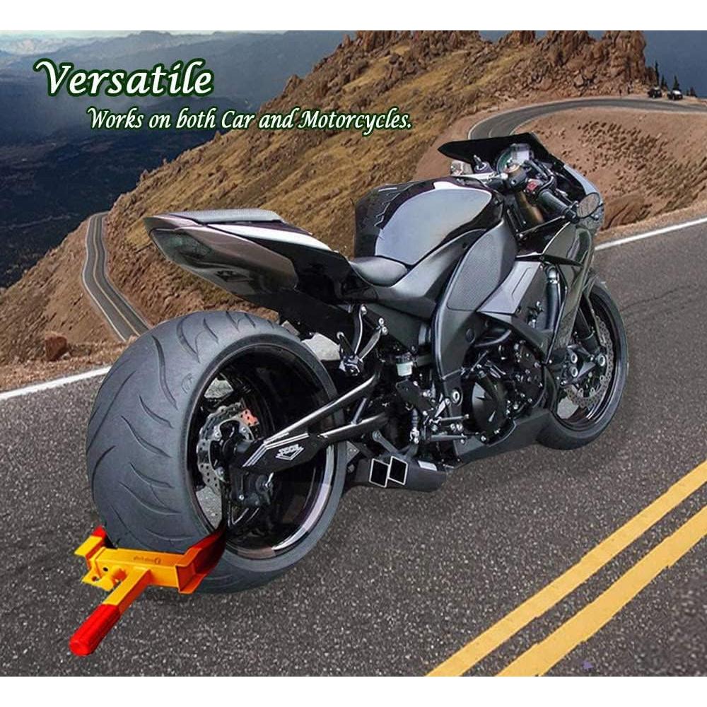 Abrazadera de Neumático Antirrobo Zento Deals Amarillo