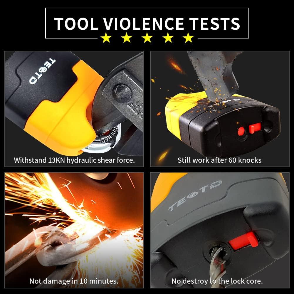 Candado de Cadena Antirrobo TEOOTD 160cm 10mm Alta Resistencia