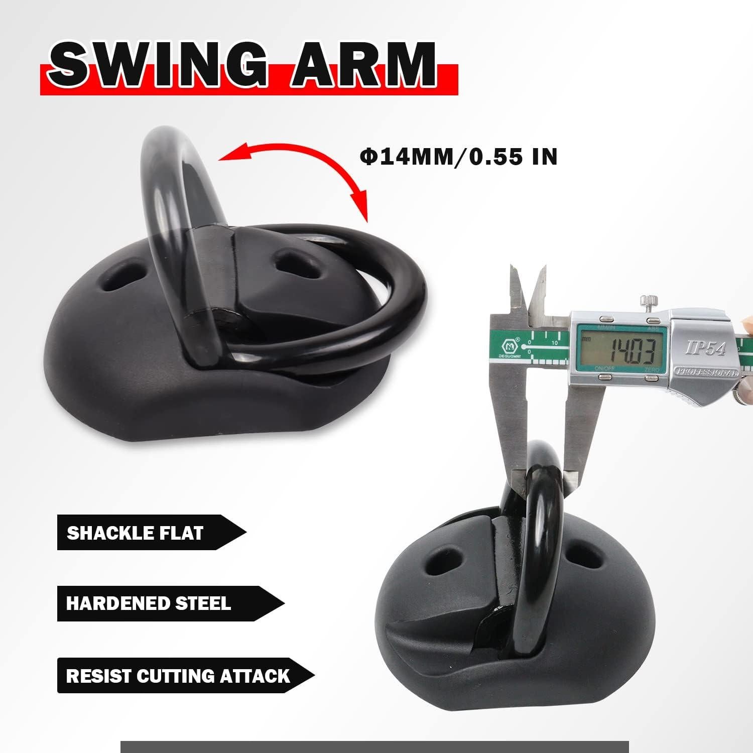 Candado de Cadena Antirrobo AKM 200cm x 10mm + Anclaje 14mm