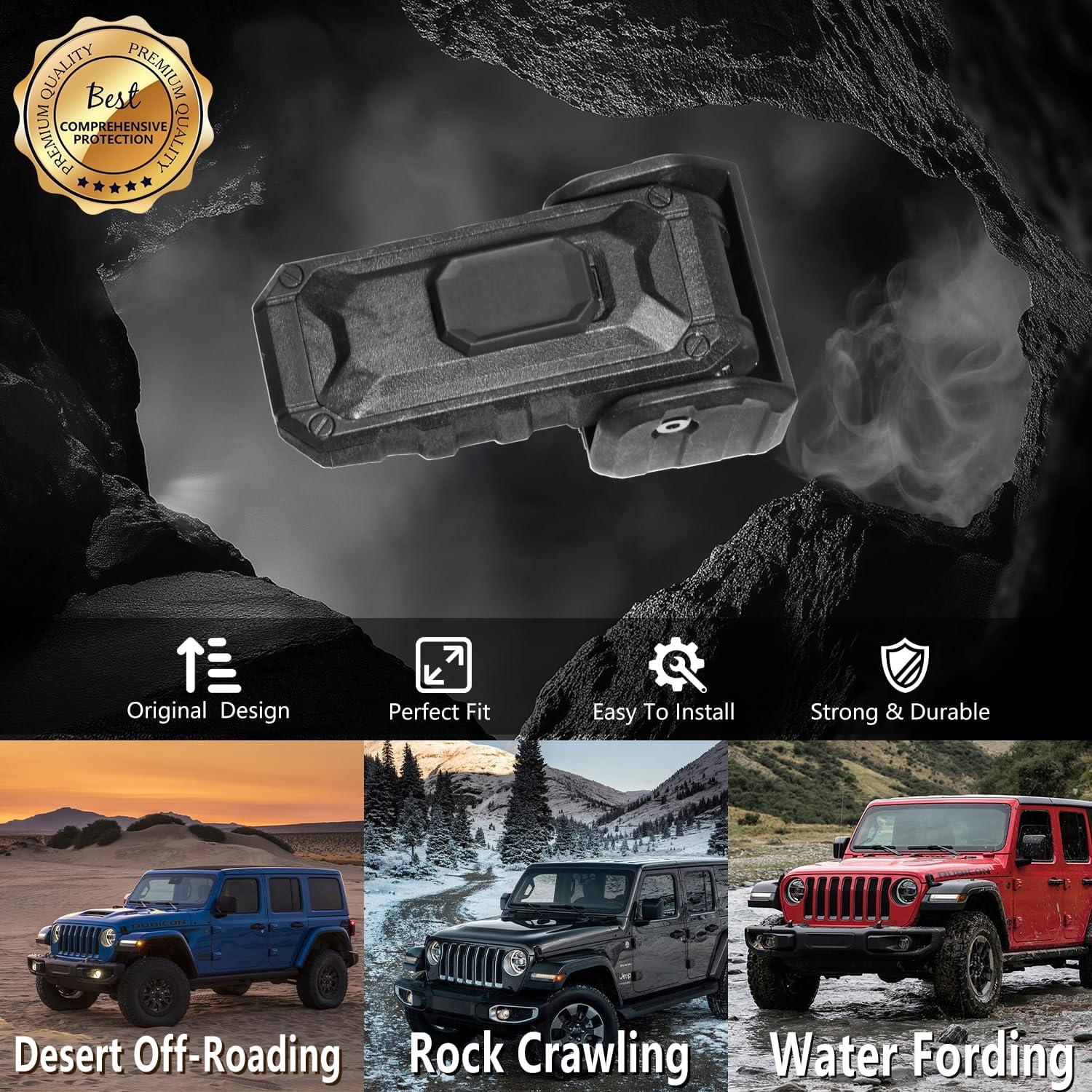 Cierre de Capó Antirrobo ZKJAYOE para Jeep JL JLU JT 2018-2025