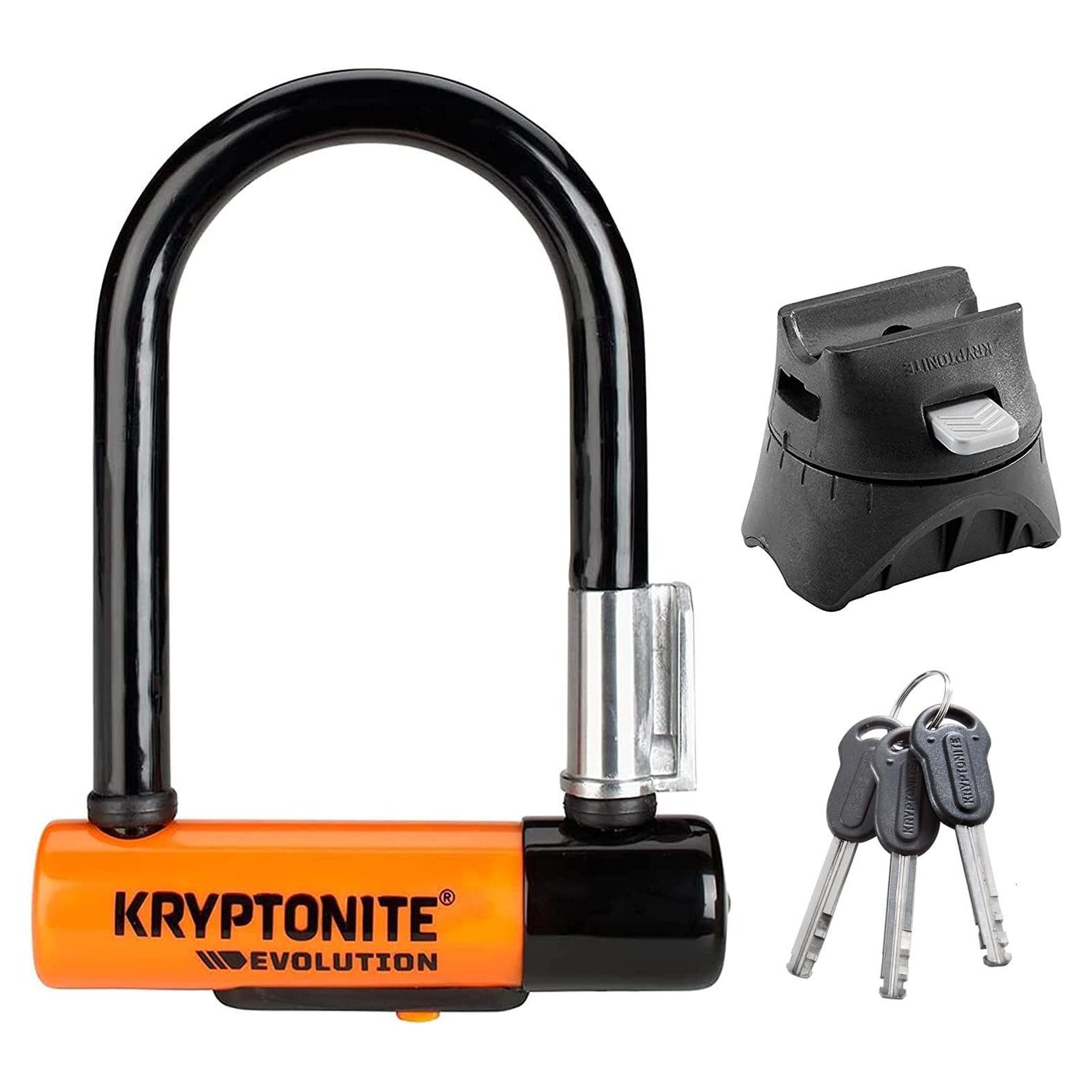 Candado U-Lock Kryptonite Evolución Mini-5 13mm Negro