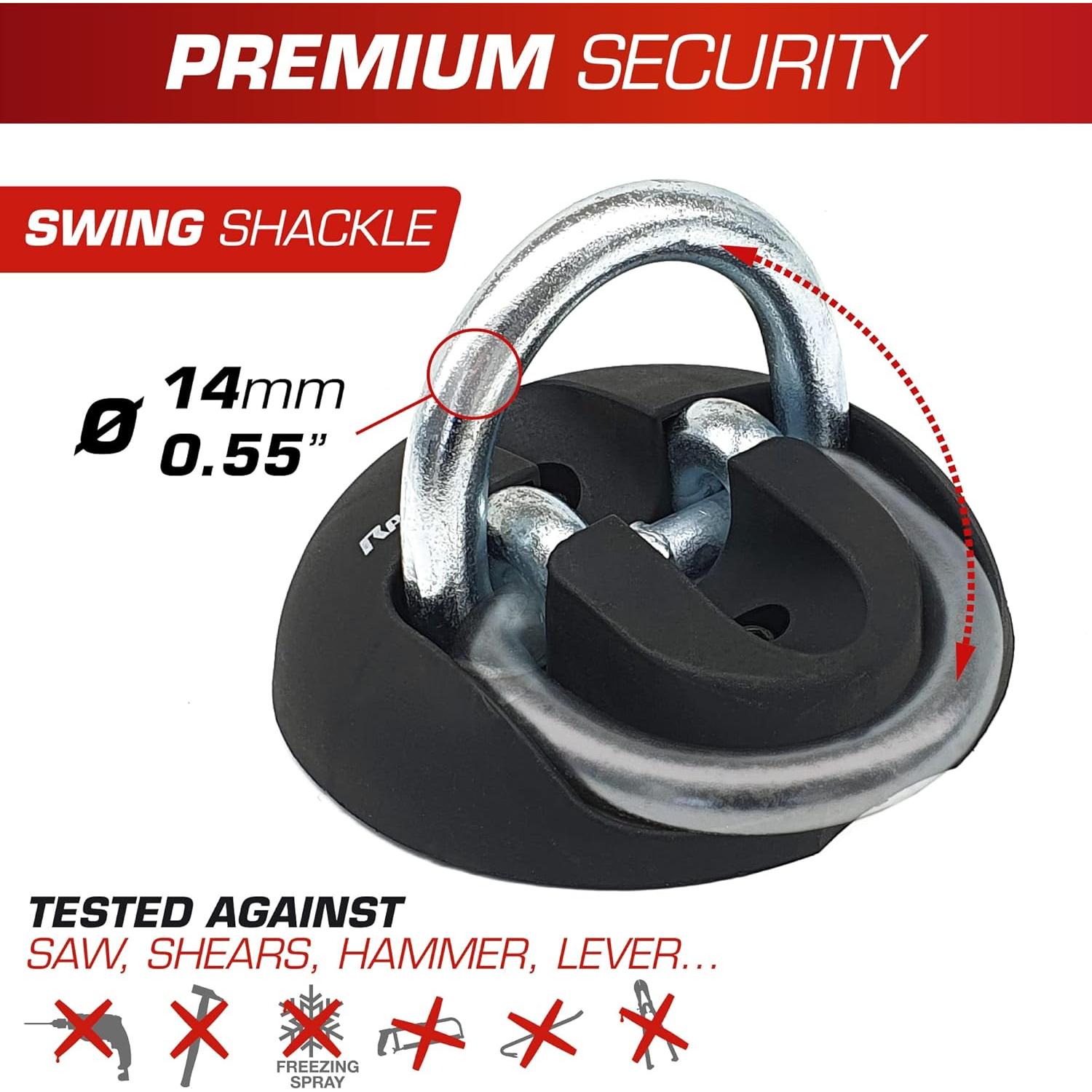 Ancla de Seguridad RADIKAL RK54 Plegable 35.56 cm Acero