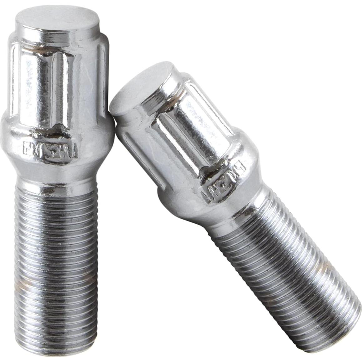 Juego de 20 Tornillos de Rueda M12x1.5 Cromo 24mm con Llave