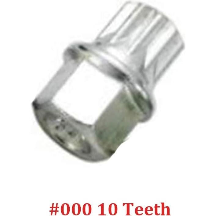 Tuercas de Rueda Antirrobo 5PCS Adaptador 10-21 Dientes VW Audi