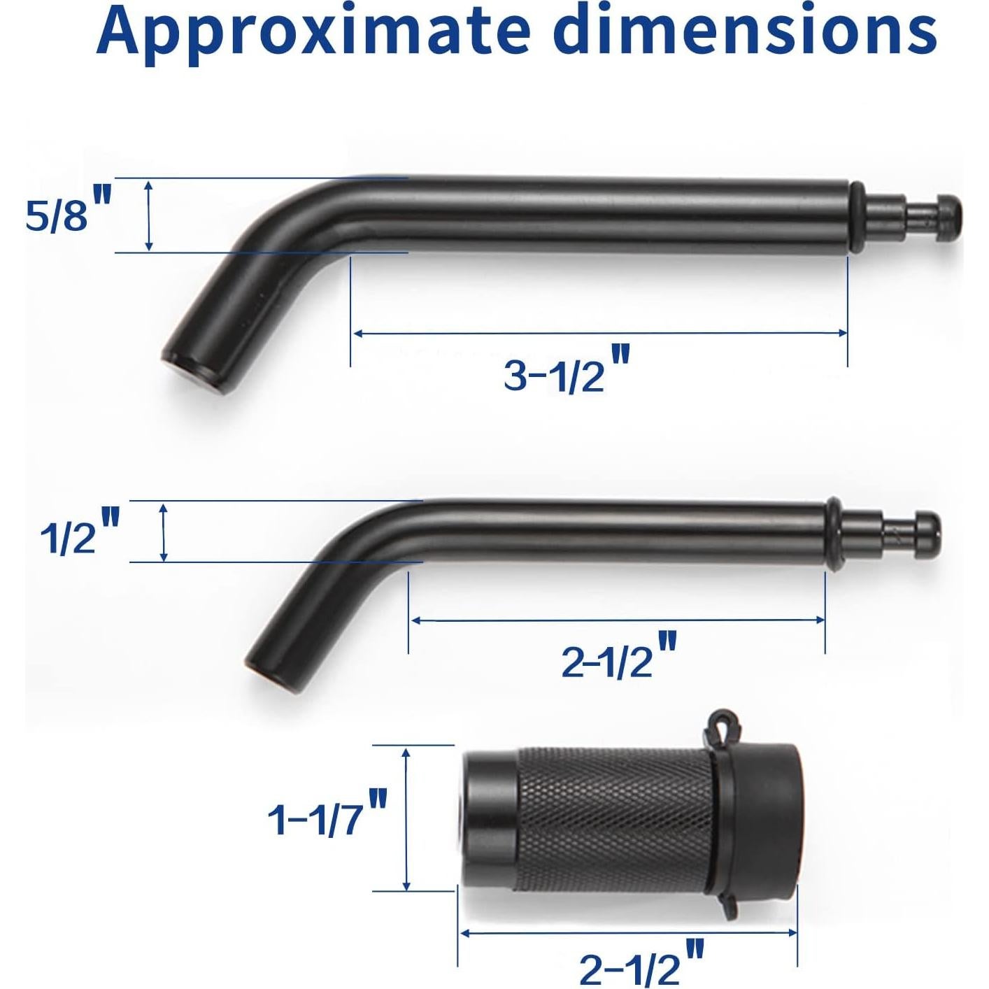 Cerraduras de Enganche METOWARE Antirrobo 2 Paquetes 1/2" y 5/8"
