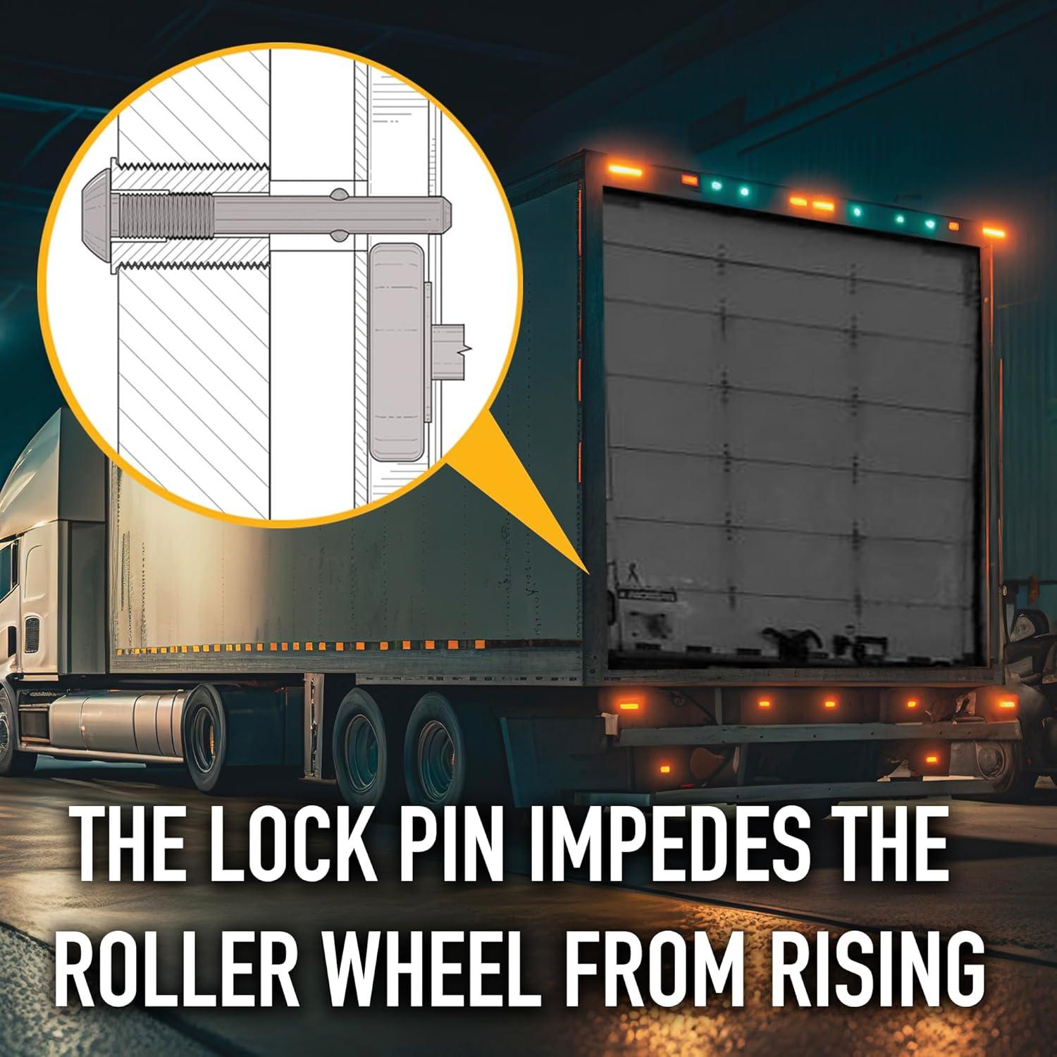 Pin de Bloqueo Antirrobo Thunderbolt para Puertas de Camión