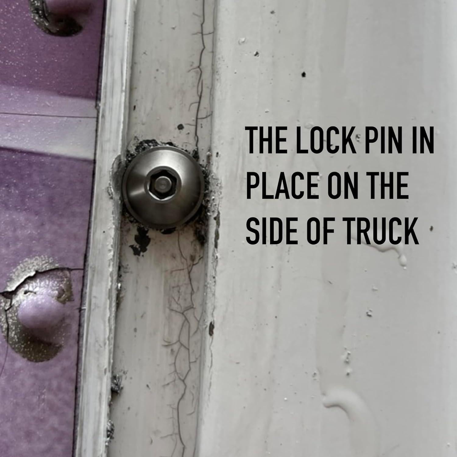 Pin de Bloqueo Antirrobo Thunderbolt para Puertas de Camión