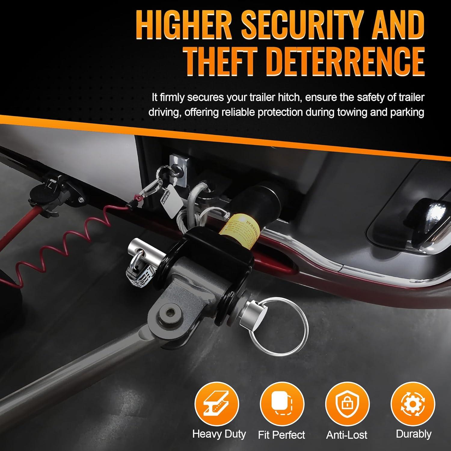 Pasadores de Retención Saillong con Cerradura Antirrobo 1.27 cm