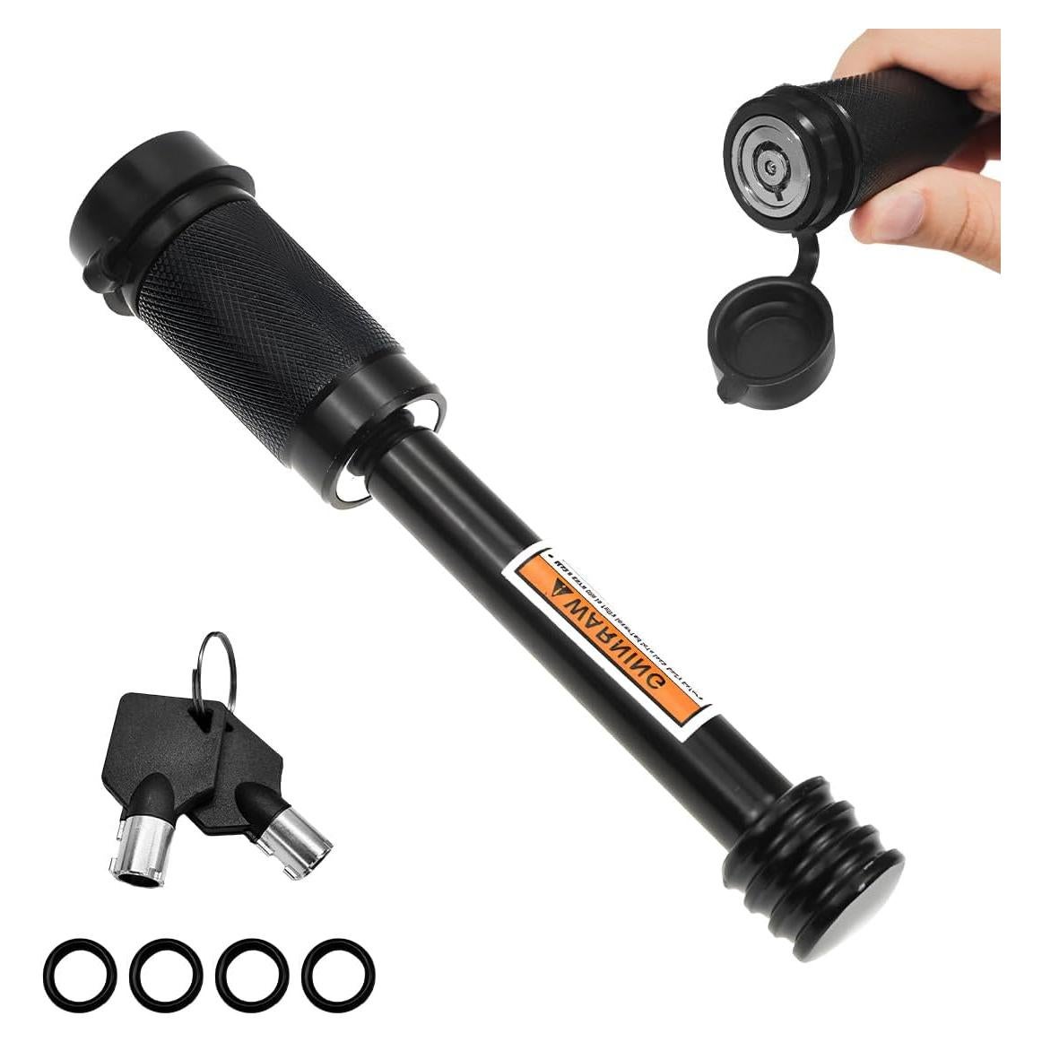 Cerrojo de Pasador ZNDAW para Receptor de Enganche 1.59 cm