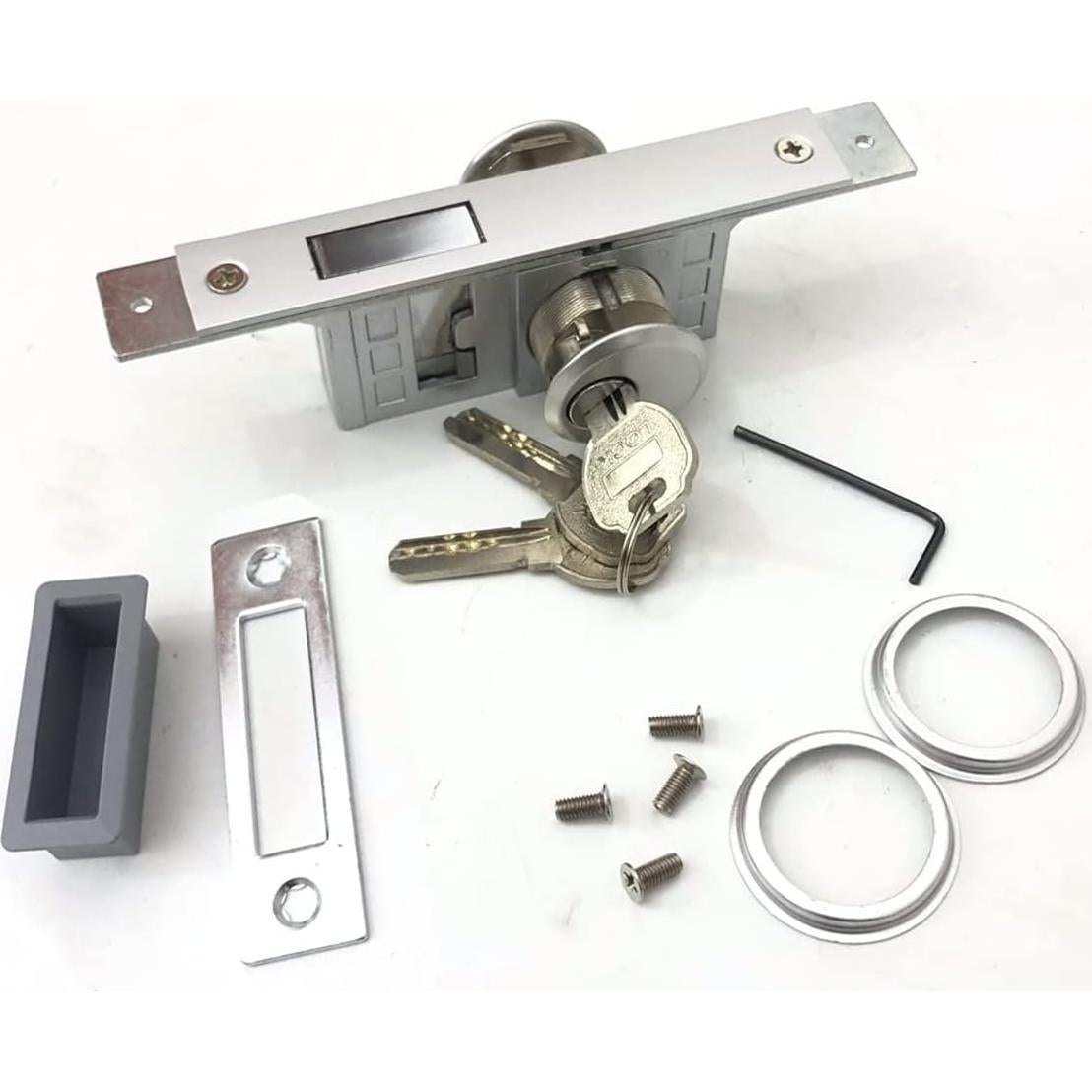 Cerradura de Mortaja WANLIAN para Puertas de Escaparate 160mm