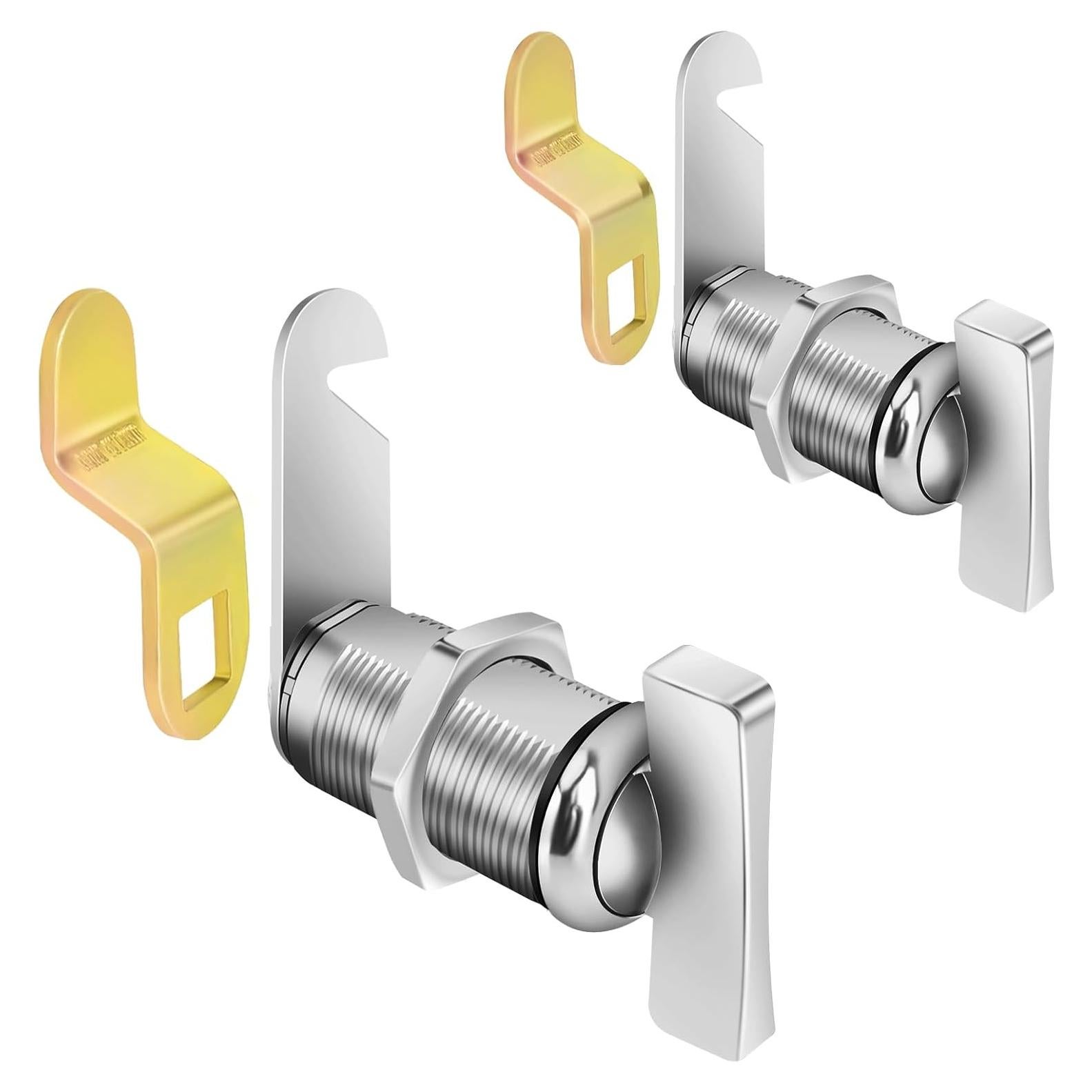 Cerraduras de Palanca Sin Llave Sartatue 2 Pcs 35mm Plata