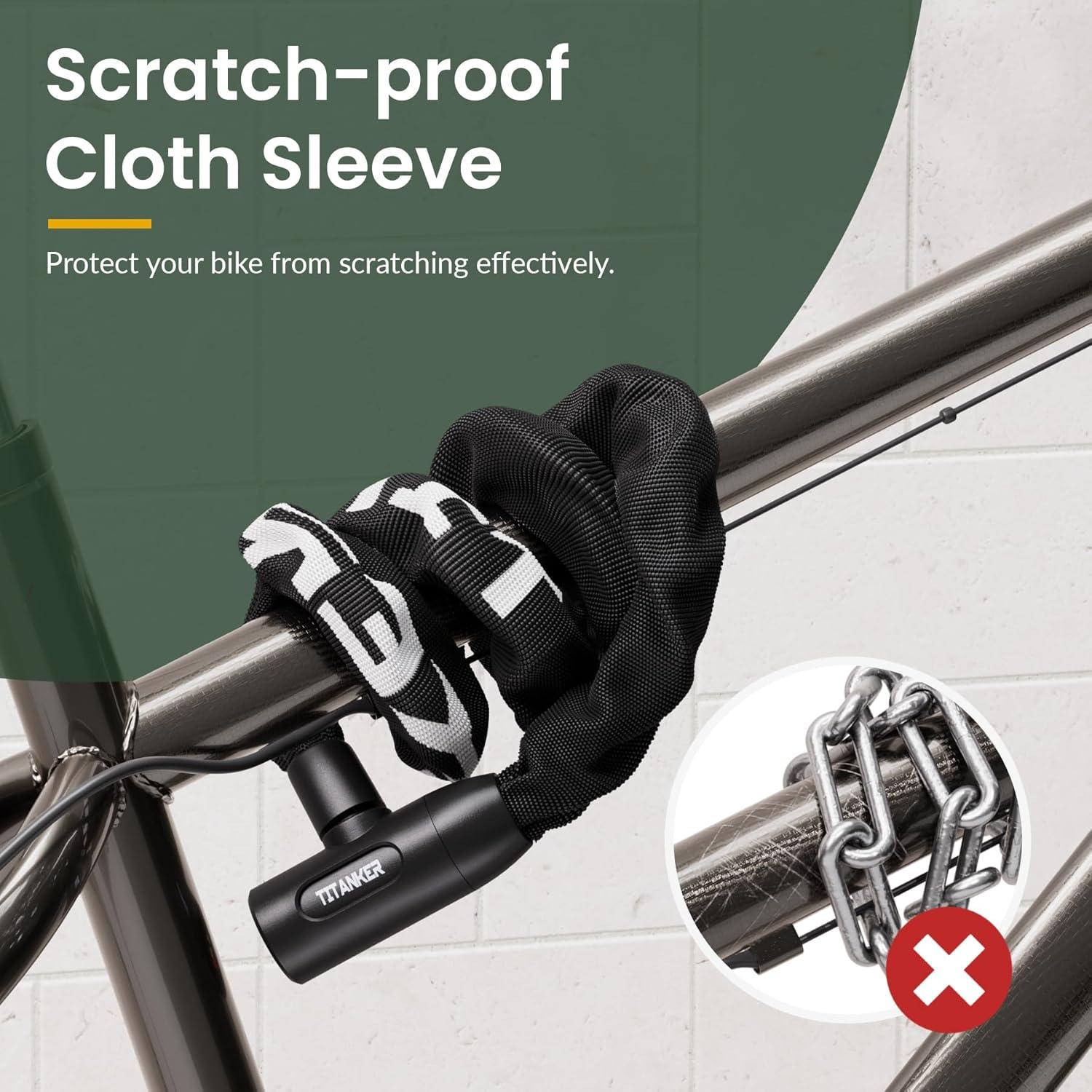 Candado de Cadena Titanker 0.91m 6mm Alta Resistencia Antirrobo