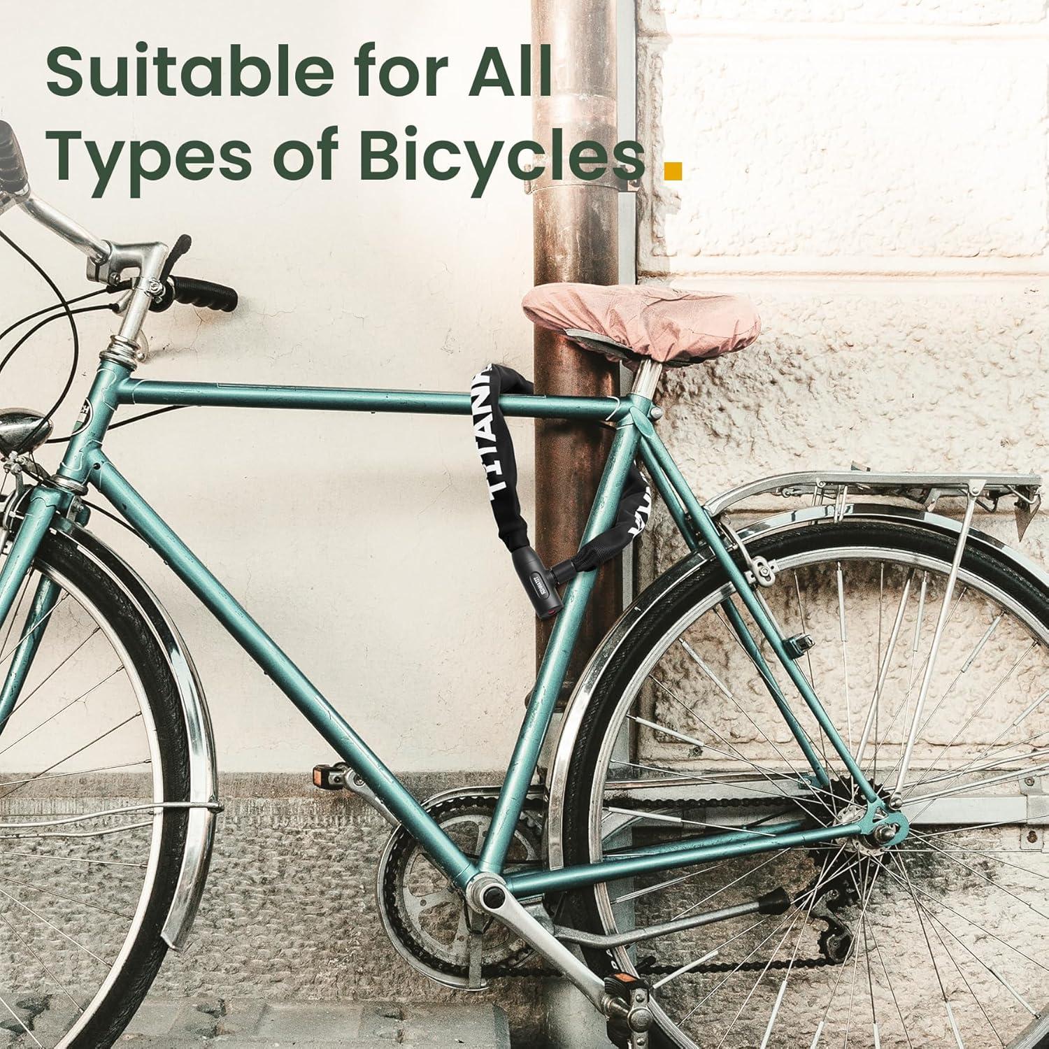 Candado de Cadena Titanker 0.91m 6mm Alta Resistencia Antirrobo