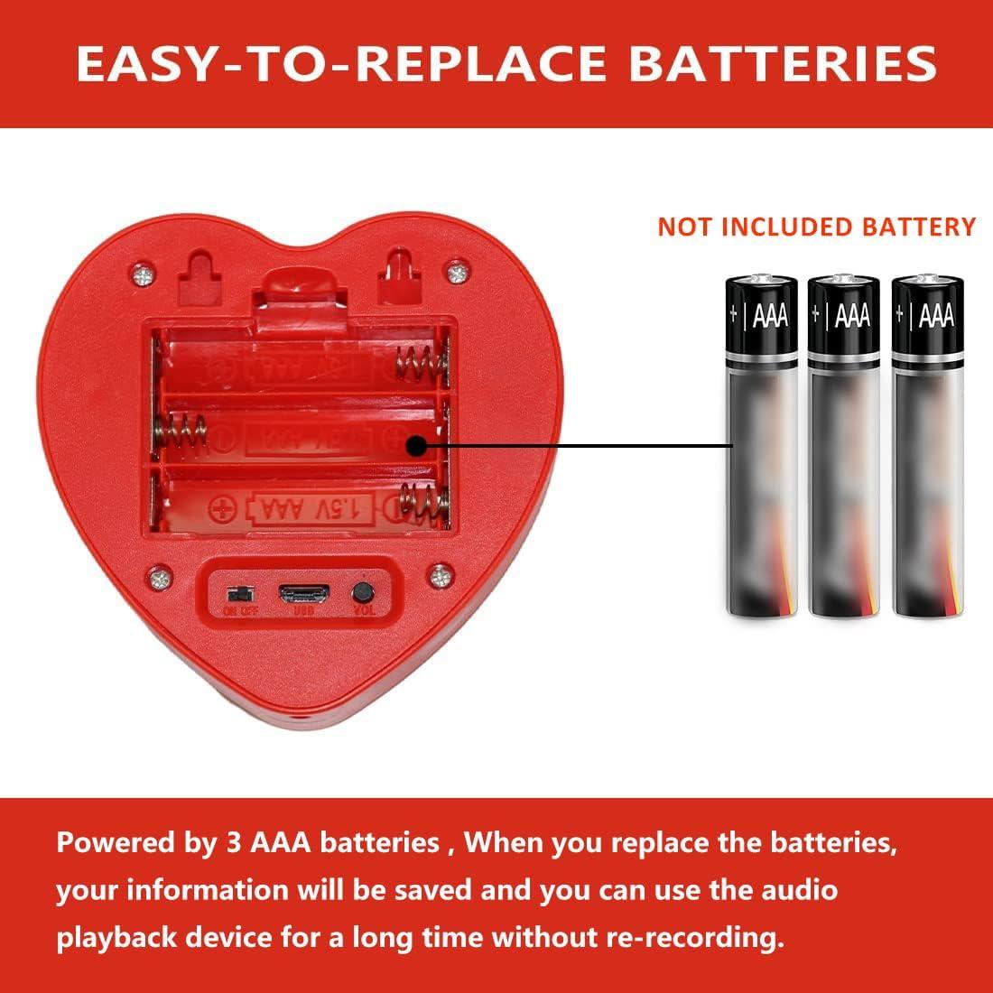 Grabadora de Voz JRGKJCP 5min para Juguetes de Peluche