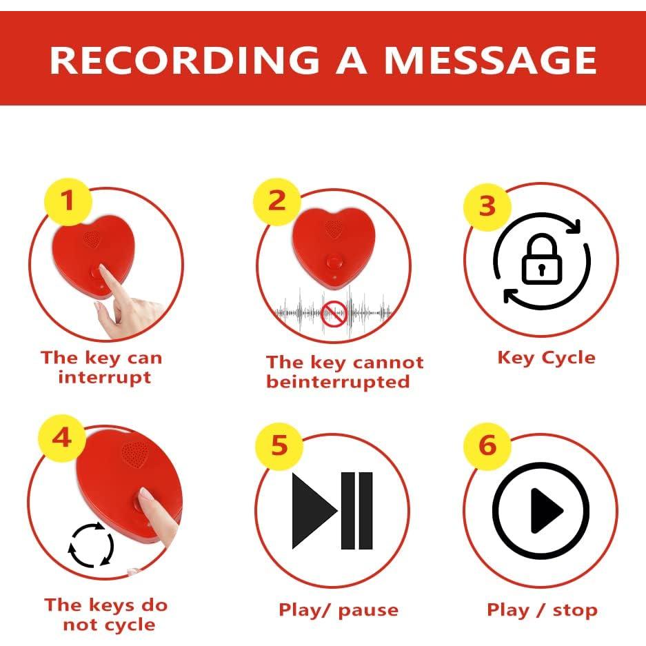 Grabadora de Voz JRGKJCP 5min para Juguetes de Peluche