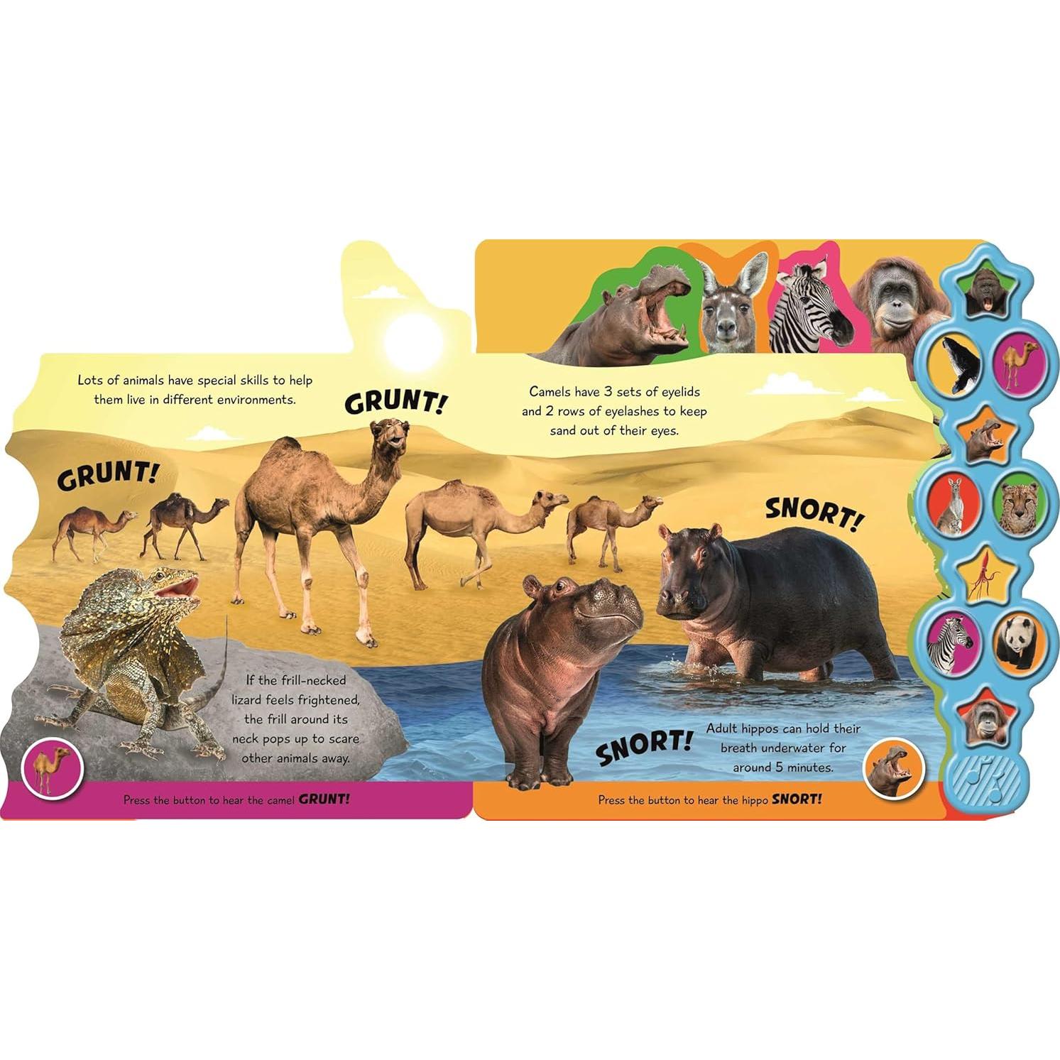 Incredible Animals: Interactive Children's Sound Book with 10 Buttons
