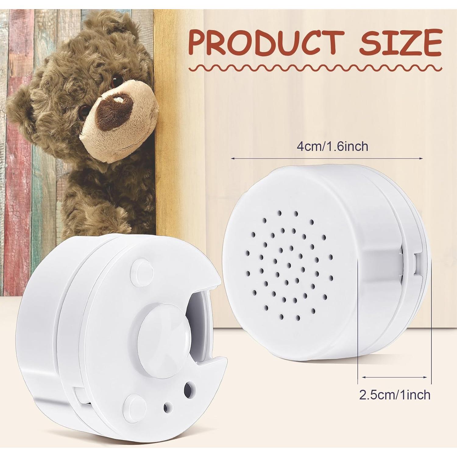 Konohan Grabadora de Voz Mini para Juguetes de Peluche 3 Pcs