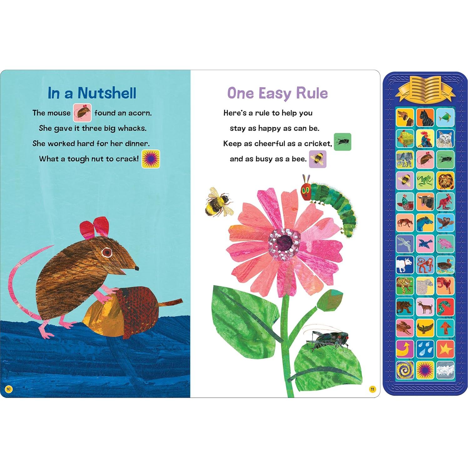 World of Eric Carle: Sound Storybook Treasury - 39-Button Animal Sound Book - PI Kids