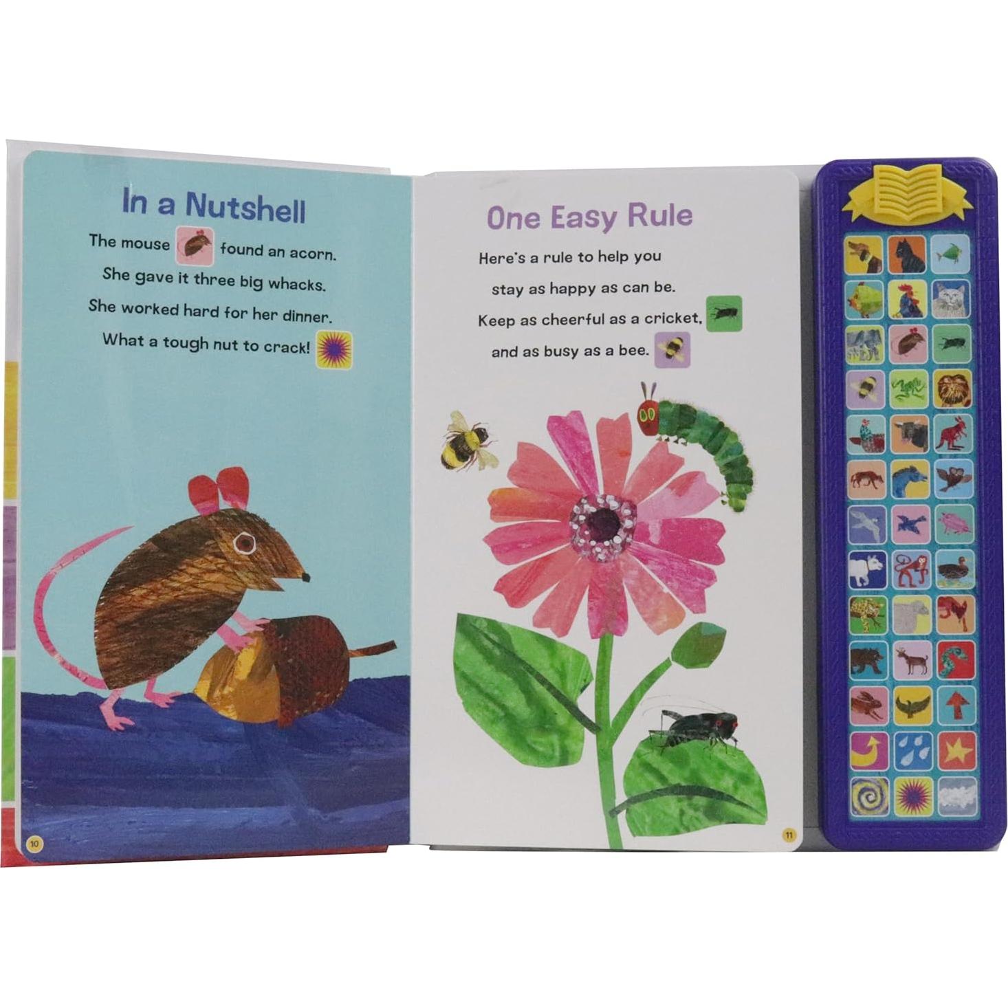 World of Eric Carle: Sound Storybook Treasury - 39-Button Animal Sound Book - PI Kids