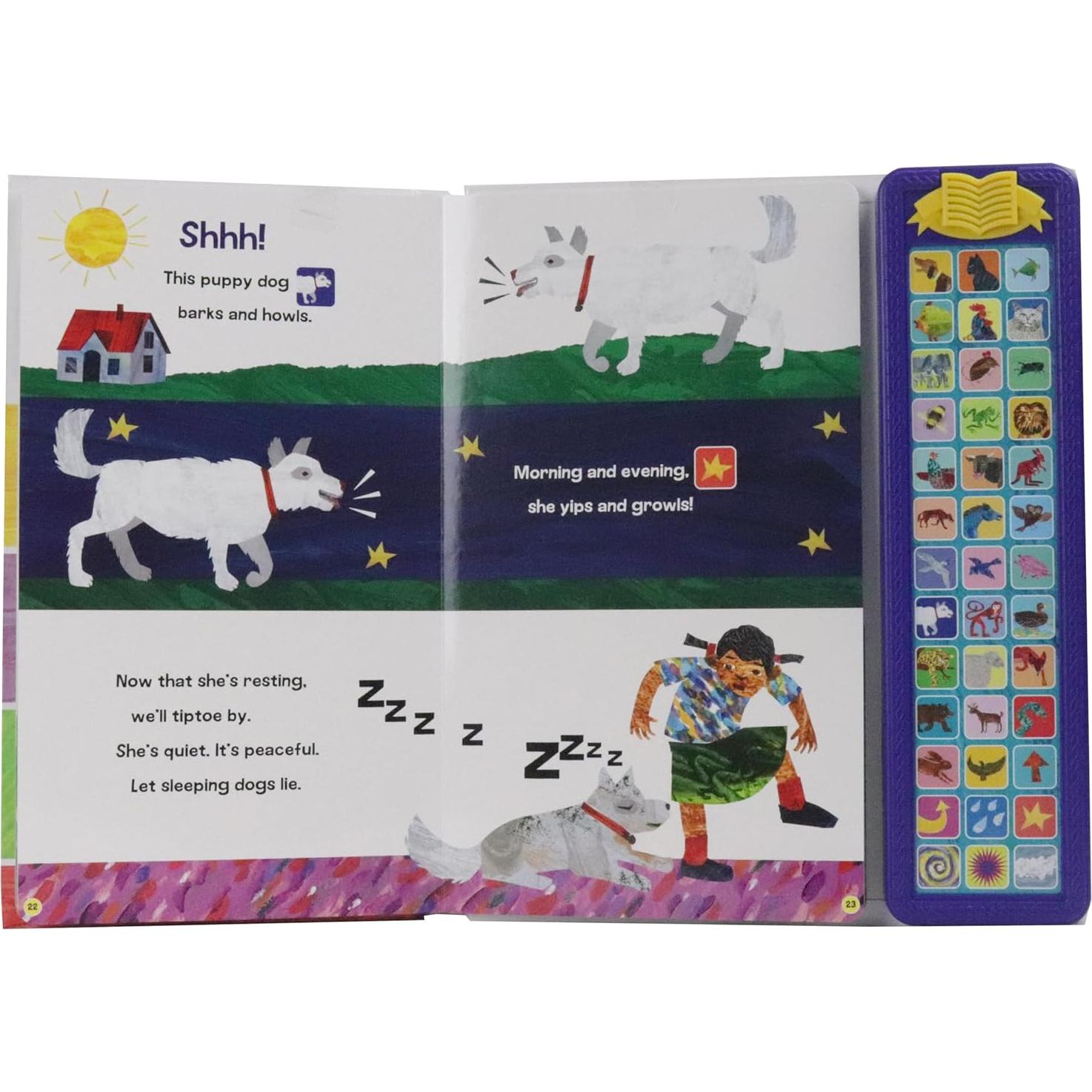 World of Eric Carle: Sound Storybook Treasury - 39-Button Animal Sound Book - PI Kids