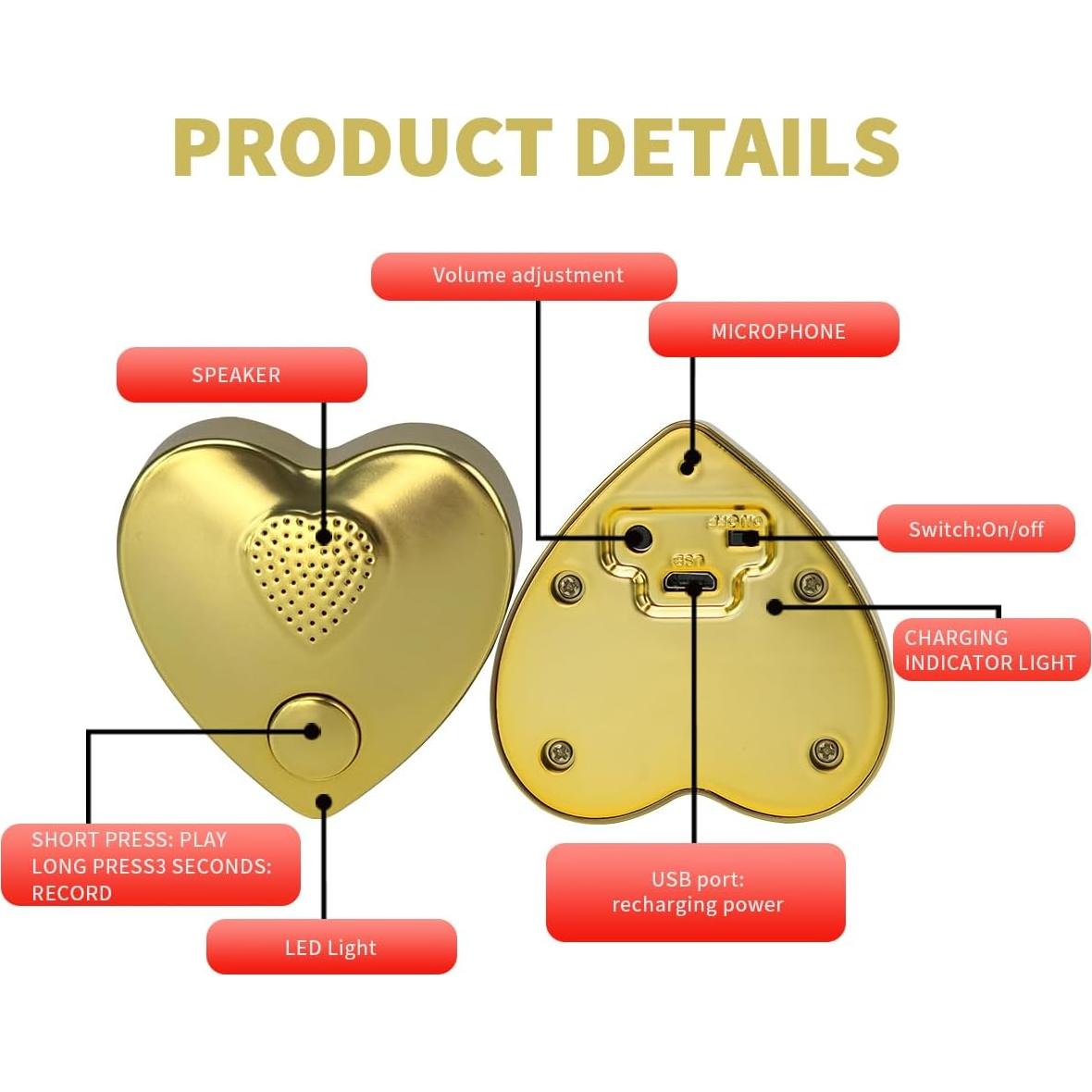 Botón de Sonido Grabable 350s XLW - Grabadora de Voz DIY