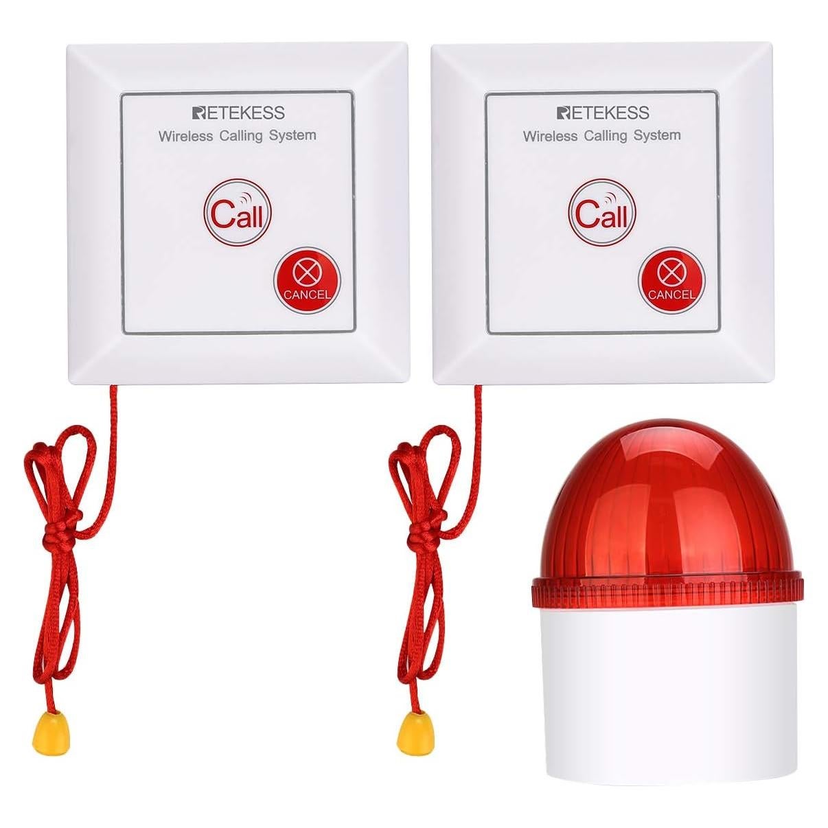 Sirena Estroboscópica Inalámbrica Retekess TH103 110dB 3 LED