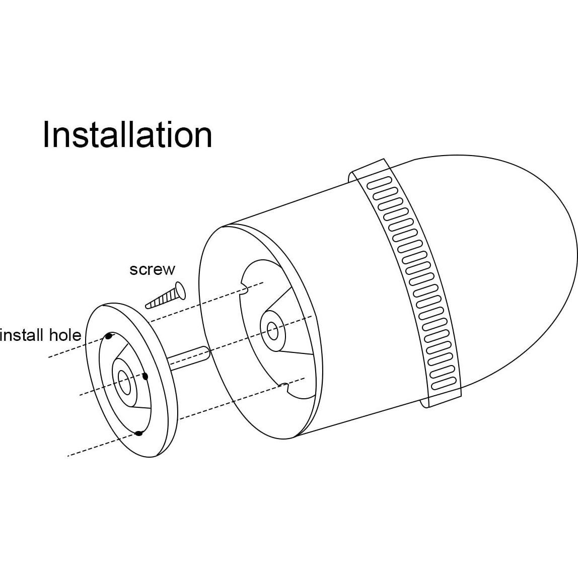 Sirena Estroboscópica Inalámbrica Retekess TH103 110dB 3 LED