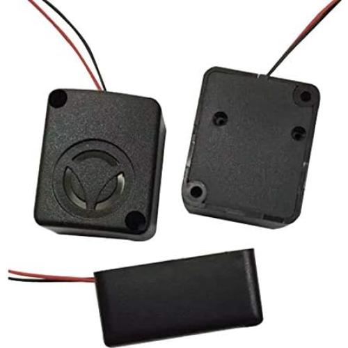 Sirena de Alarma Mini Piezo Wishiot 12V DC 110dB - Paquete de 5