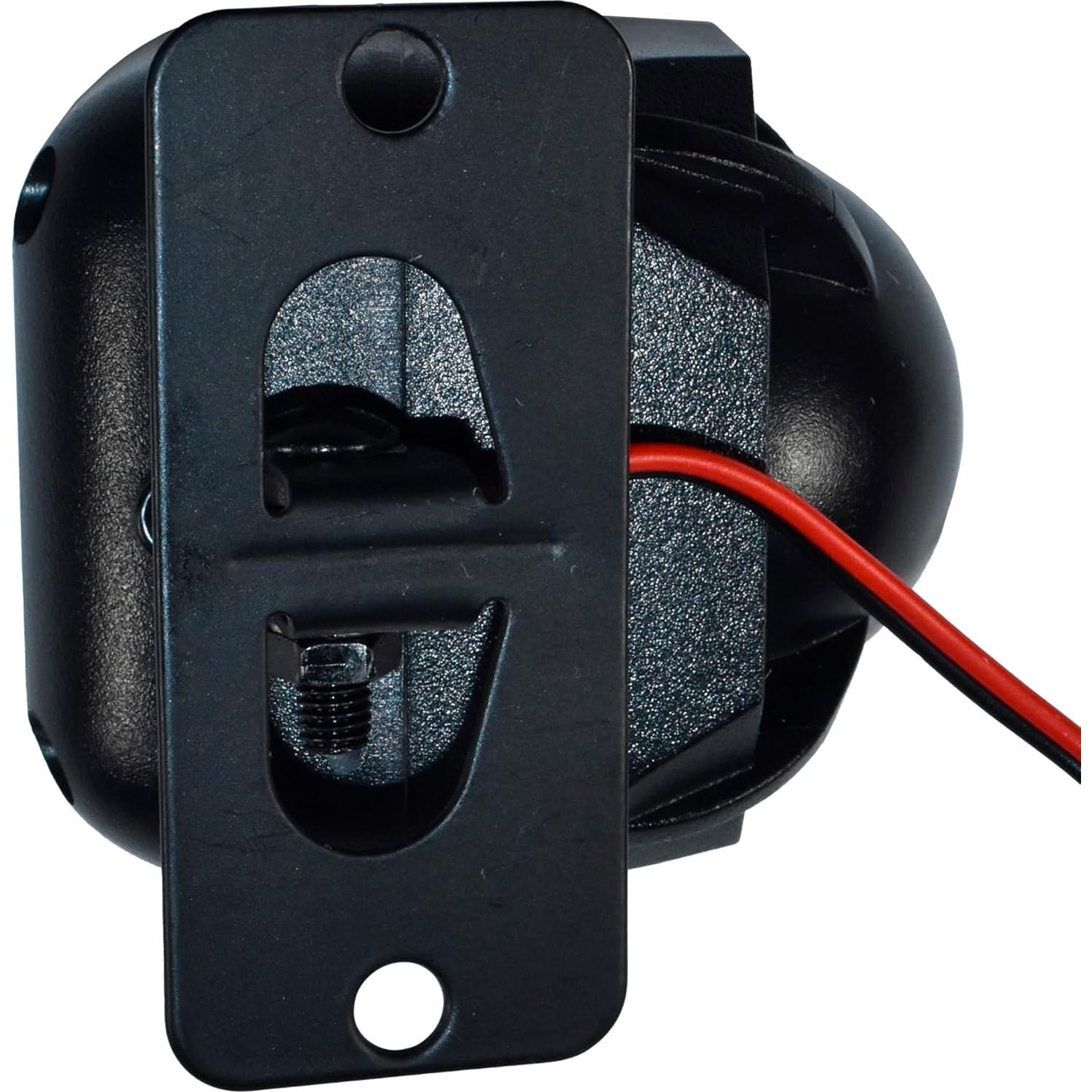 Sirena de Alarma Electrónica HQRP 20W 12V 118dB Negra