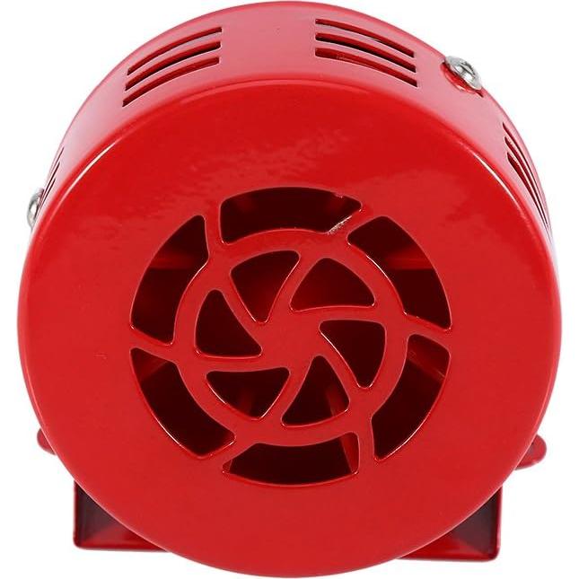 Sirena de Alarma de Aire Yosoo 12V Roja 110dB 9x9x7.5cm