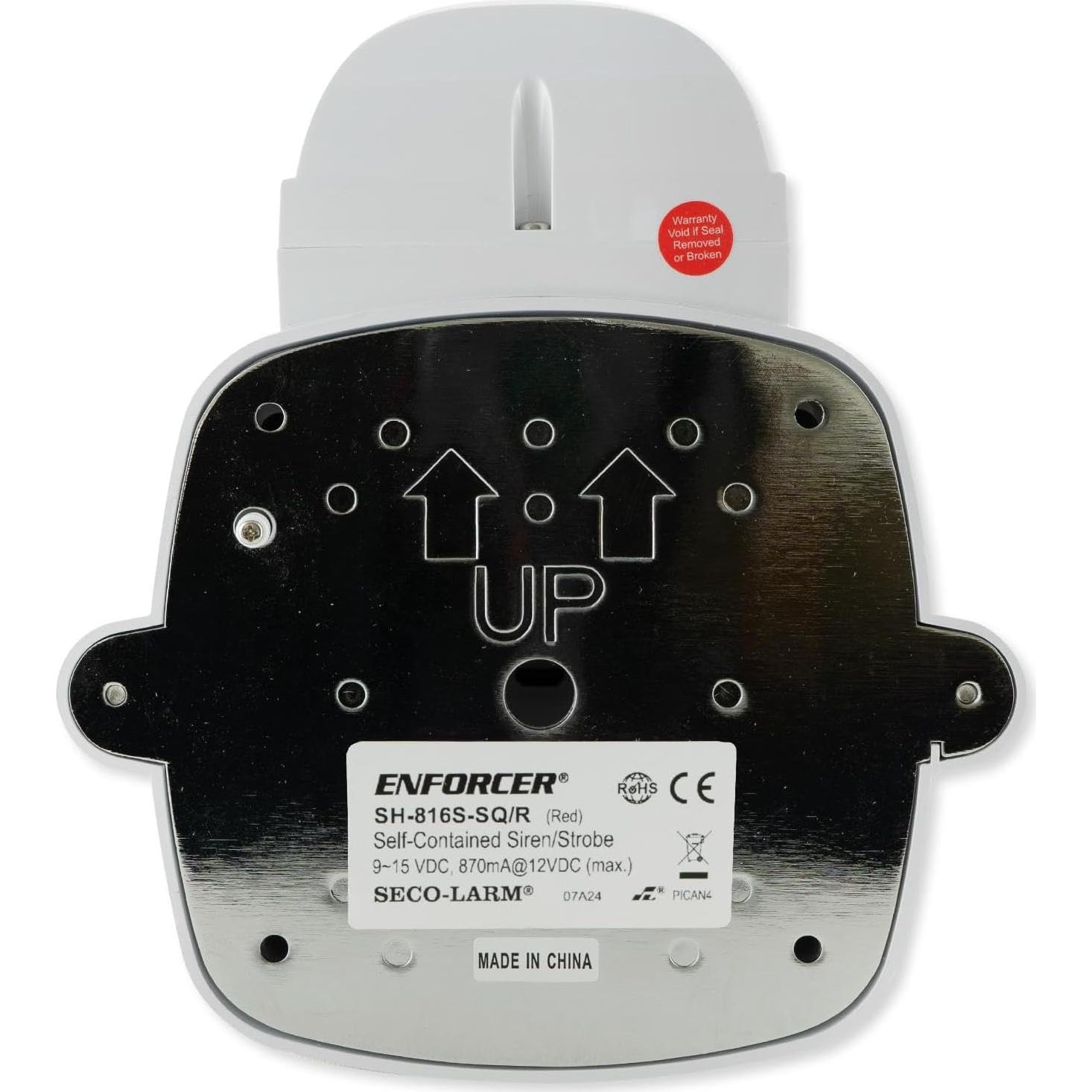 Sirena Luz Estroboscópica Seco-Larm SH-816S-SQ/R 120dB