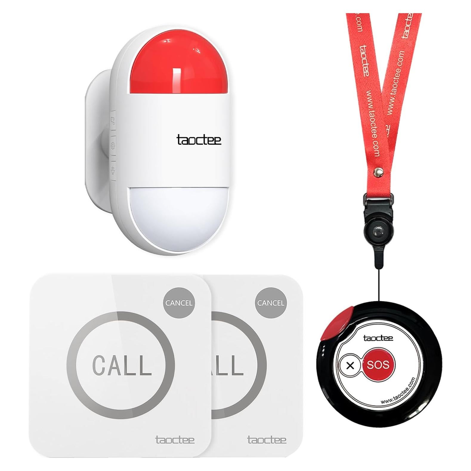 Botón de Pánico Estroboscópico Taoctee con Alarma 120 dB