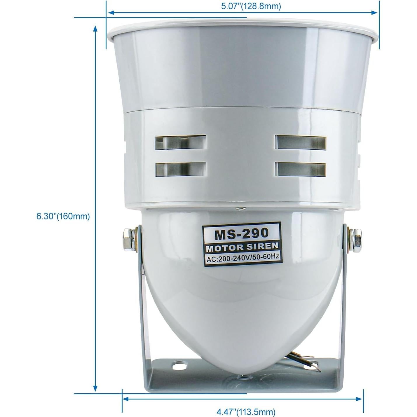 Sirena Eléctrica Baomain MS-290 12V 110DB Alarma Sonora