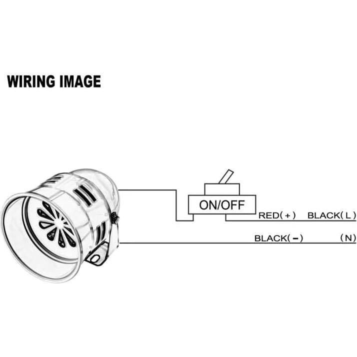 Sirena Eléctrica Baomain MS-290 12V 110DB Alarma Sonora