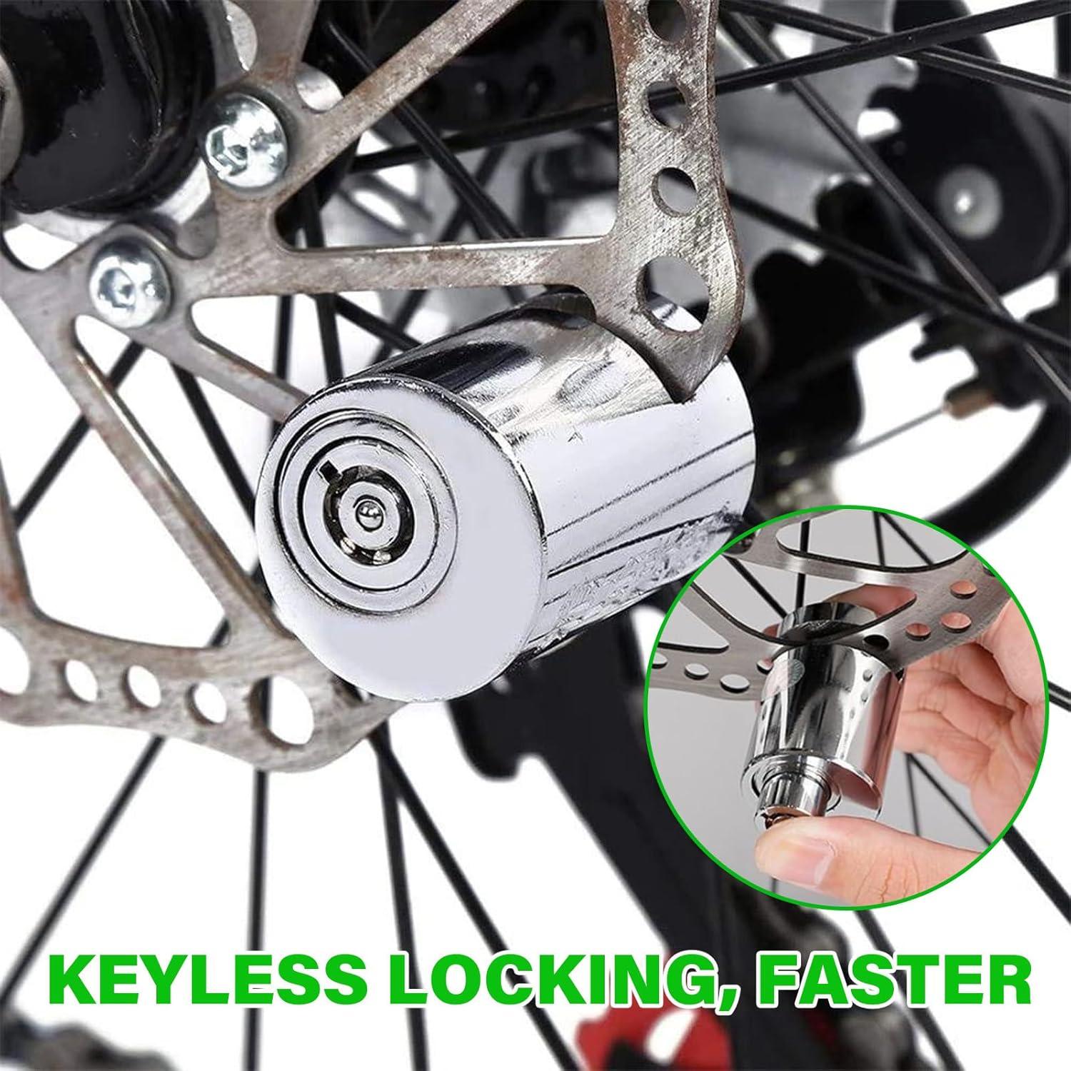 Candado de Disco de Freno KVAEY para Motocicleta - 2 Piezas