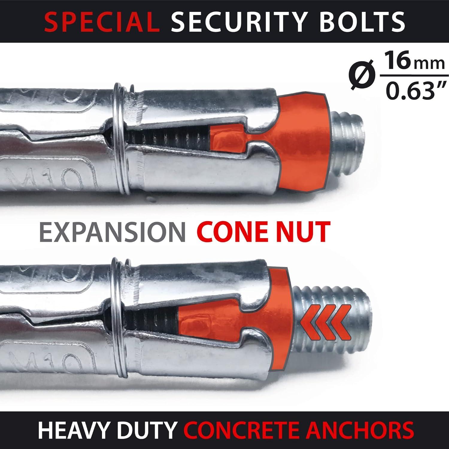 Anclaje de Seguridad KRASER KR40B para Cadena hasta 13mm