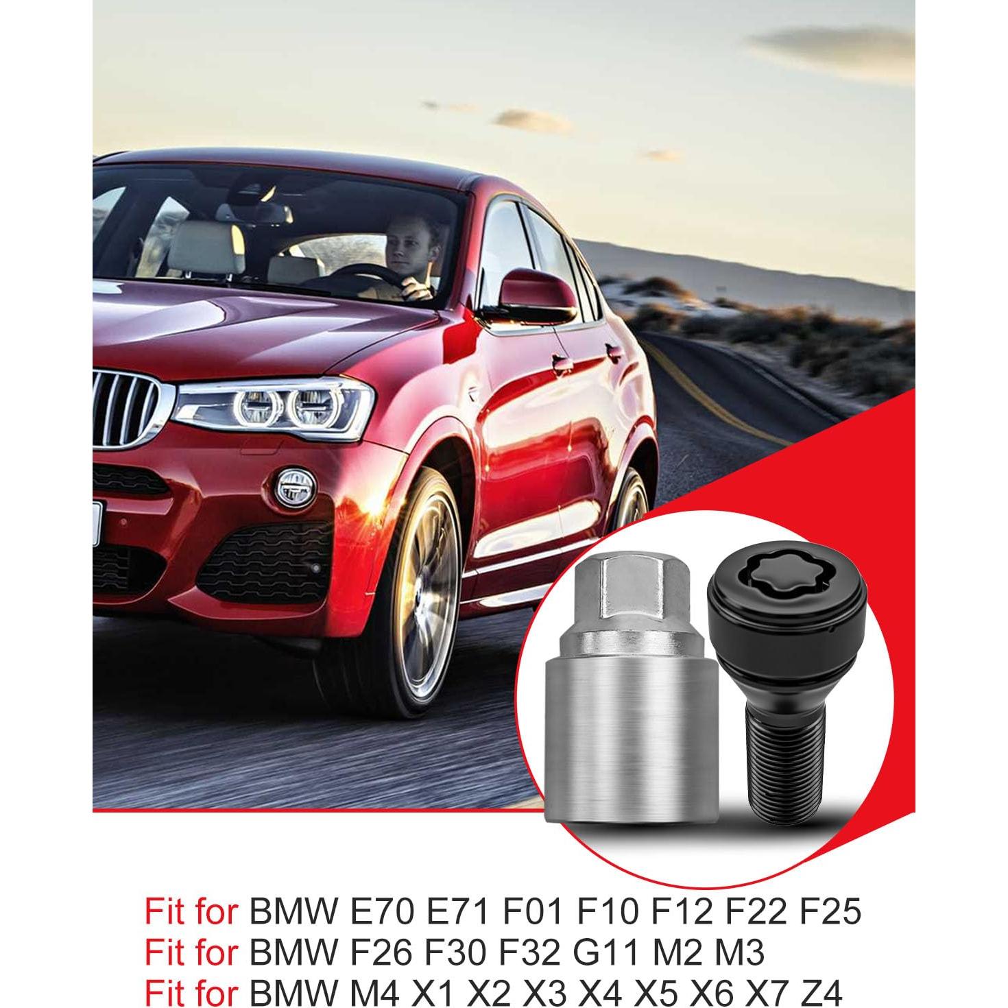 Kit de Cerraduras de Rueda Antirrobo YouVbeen para BMW