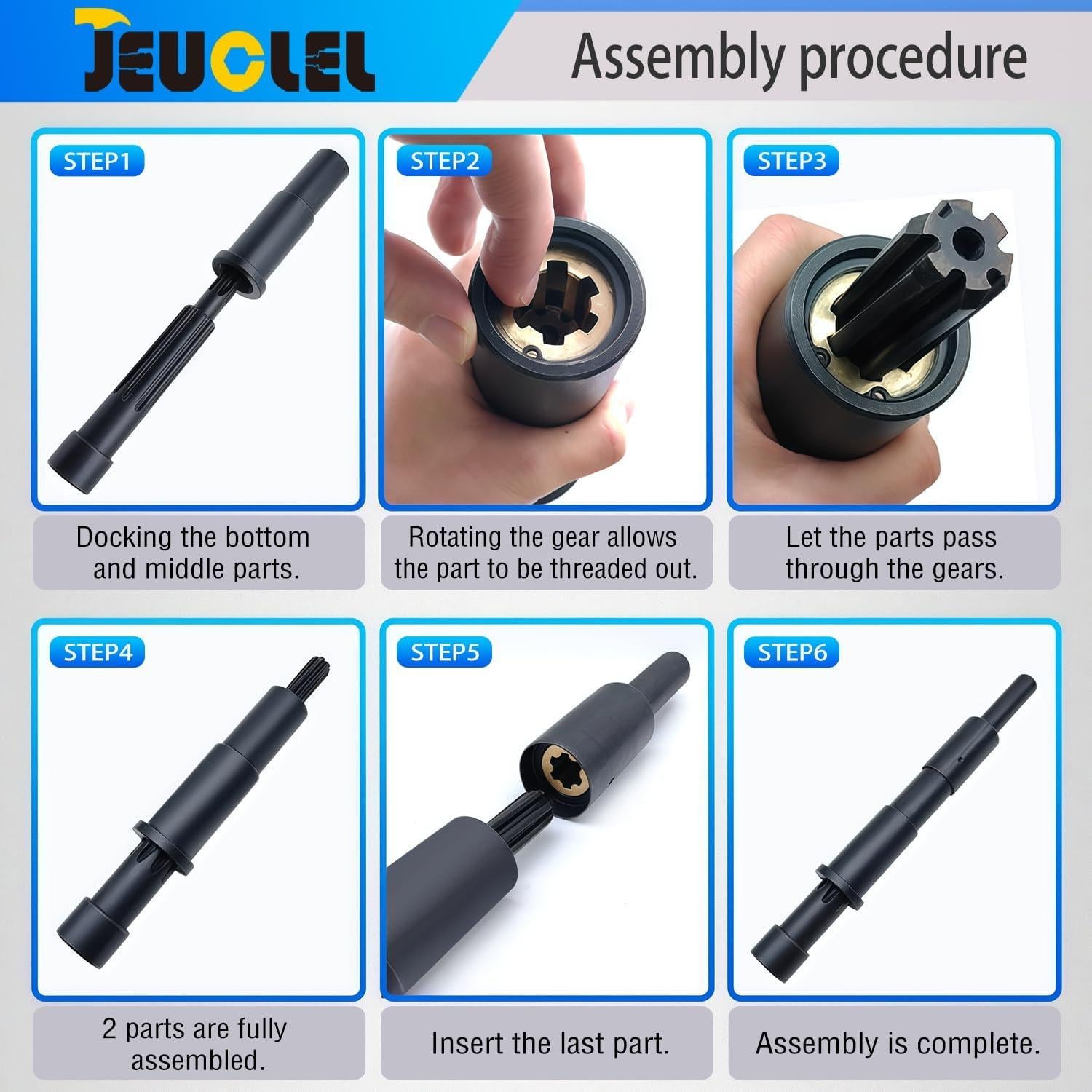 Extractor de Tuercas de Bloqueo de Rueda JEUCLEL 5.64kg