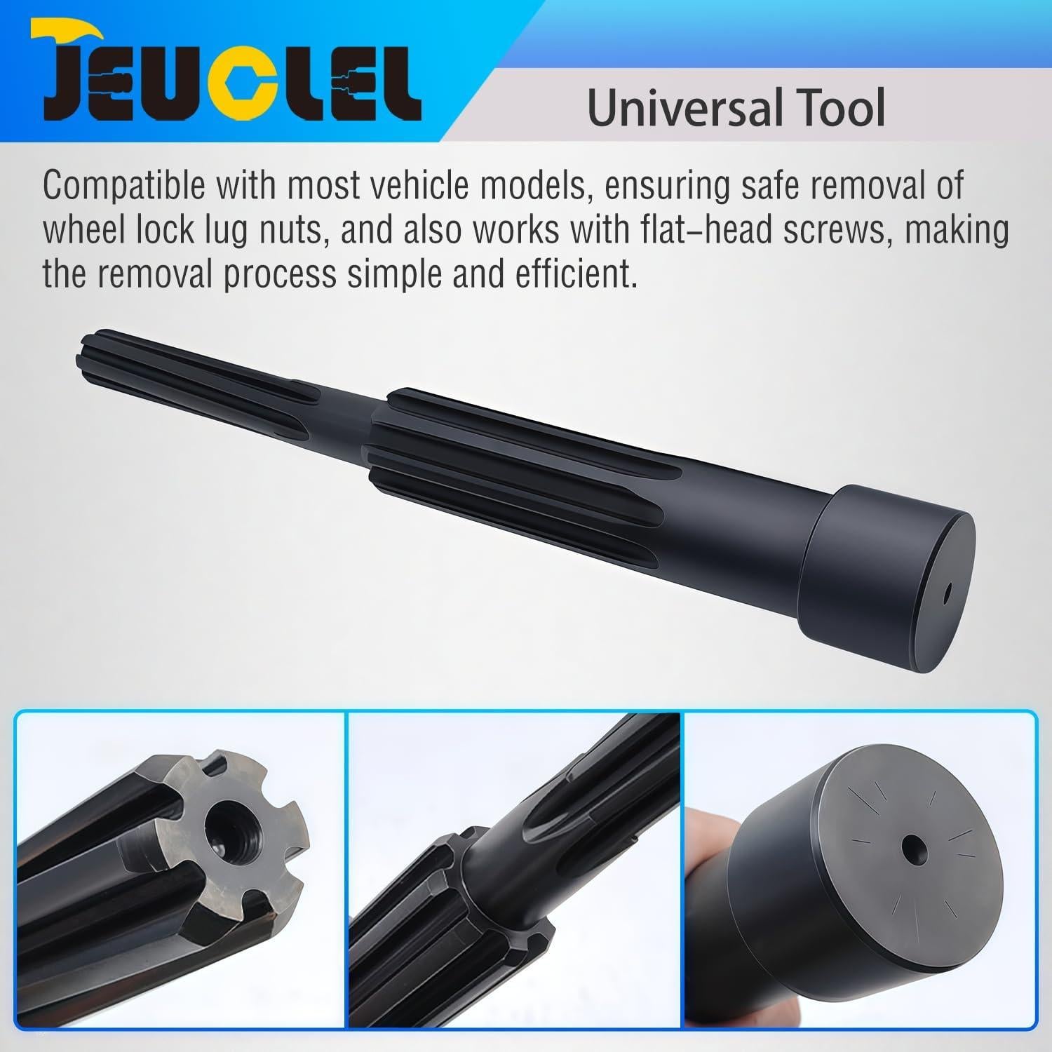 Extractor de Tuercas de Bloqueo de Rueda JEUCLEL 5.64kg