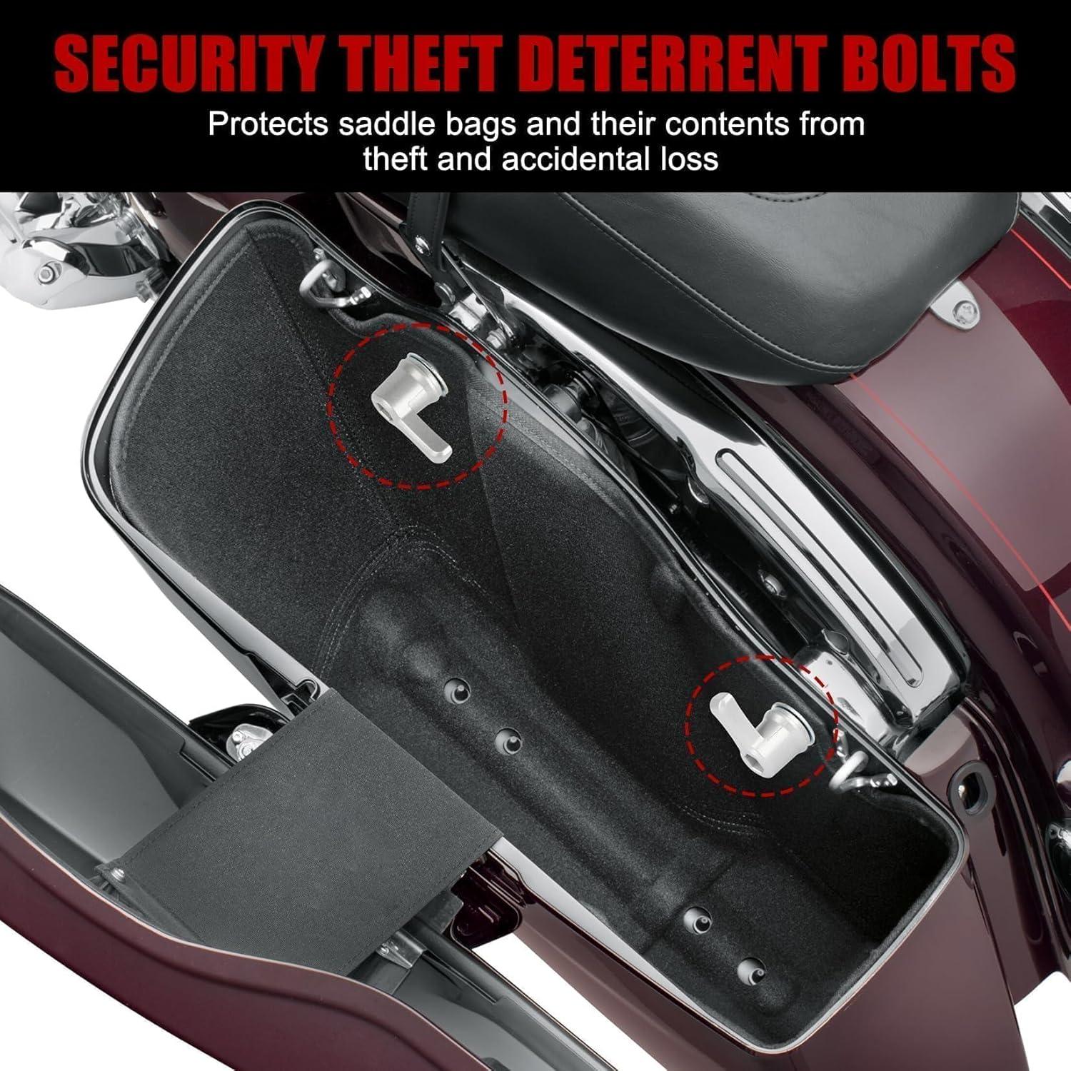 Kit de Tornillos de Montaje Antirrobo Screw83 para Bolsa de Silla