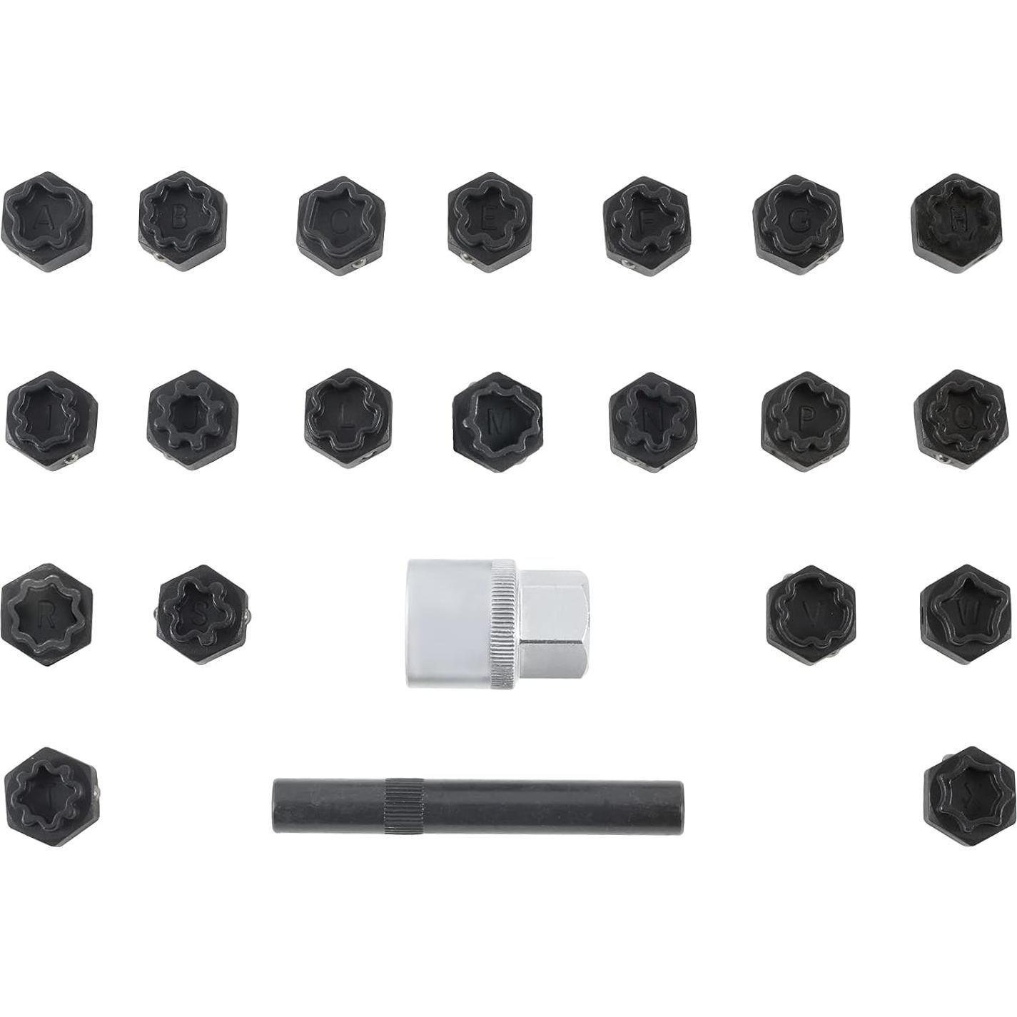 Juego de Llaves de Tuercas de Rueda BELEY 22pcs para Audi