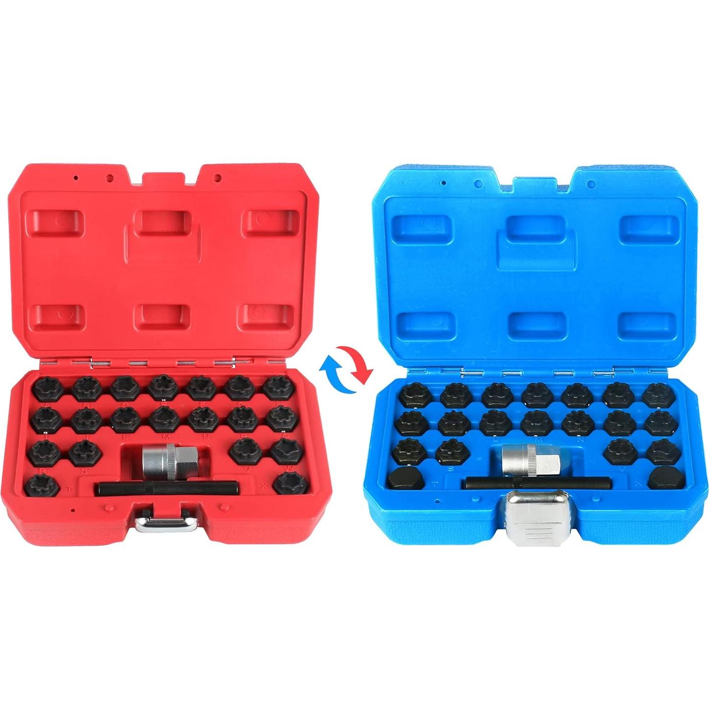 Juego de Llaves de Tuercas de Rueda BELEY 22pcs para Audi