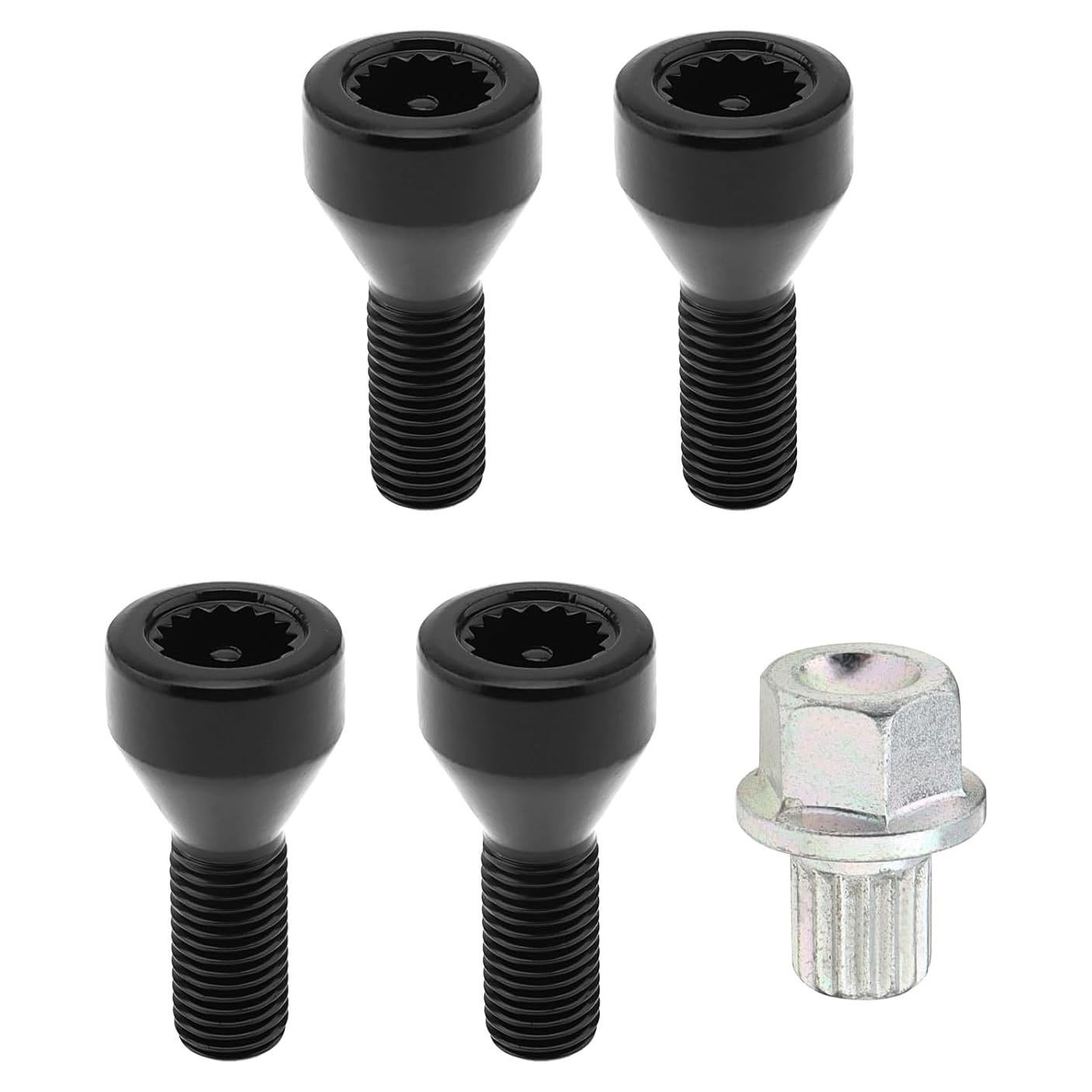 Juego de Tuercas de Seguridad M12x1.5mm ePathChina para BMW