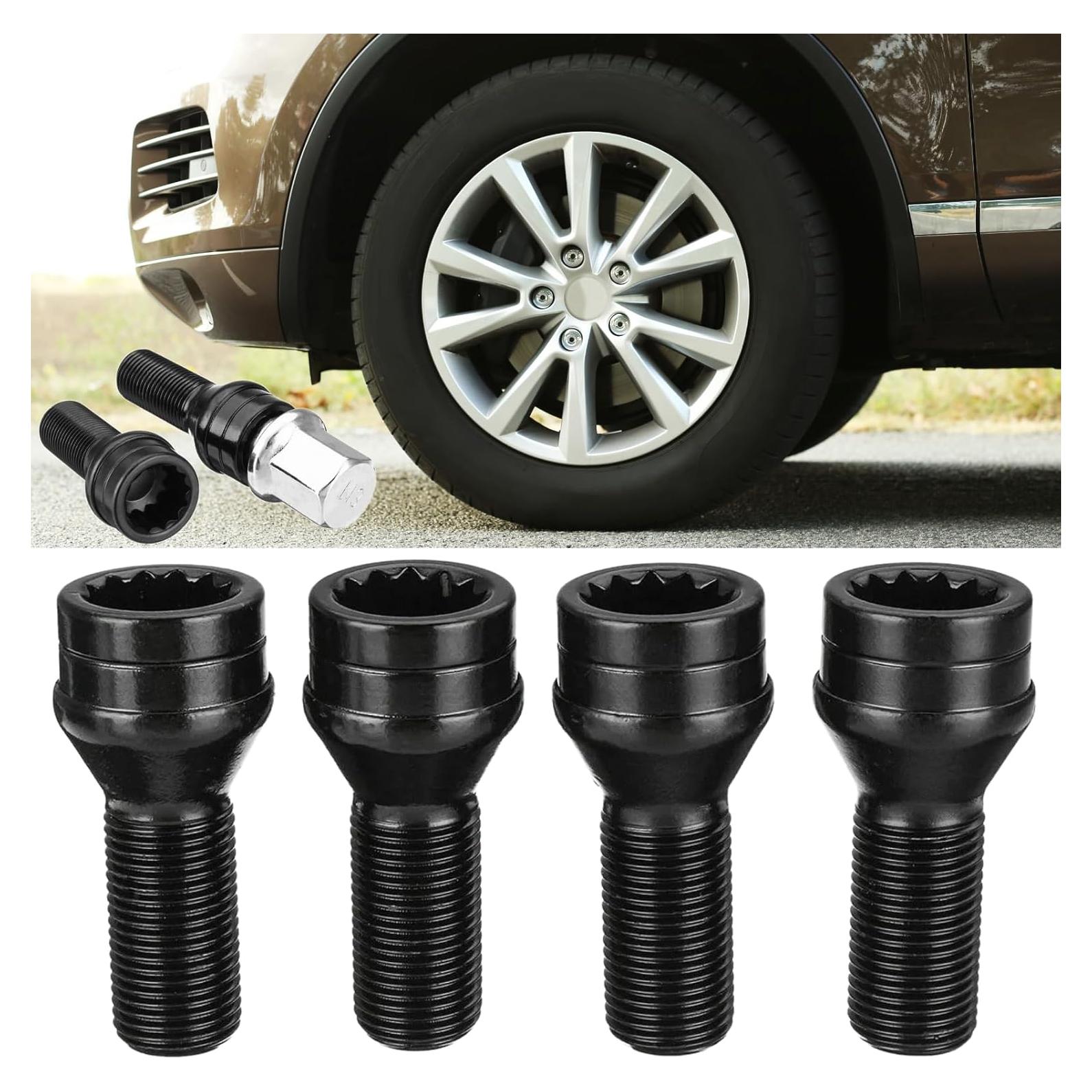 Tuercas de bloqueo M14x1.5 Qlhshop para VW Audi BMW - Juego de 5