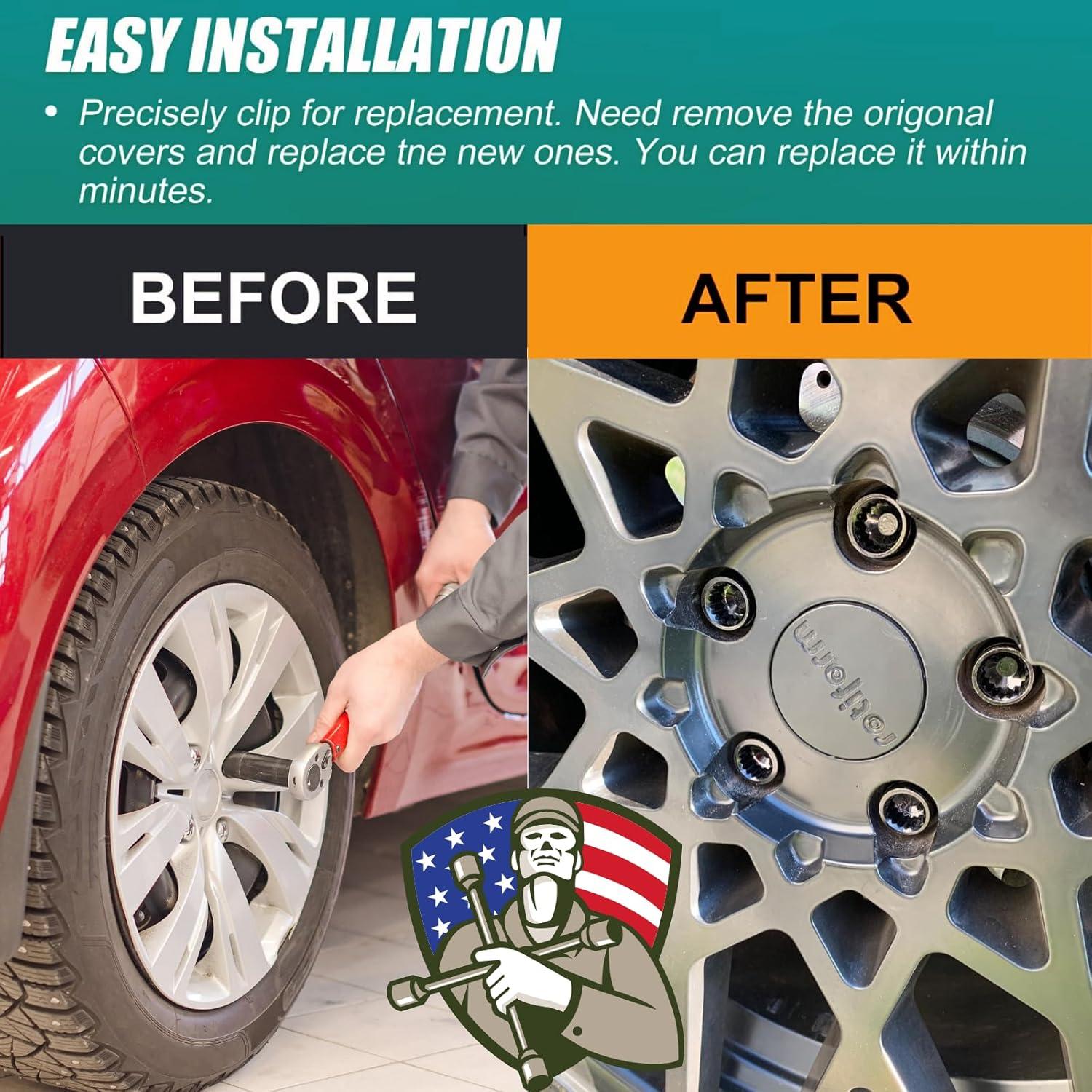 Tuercas de bloqueo M14x1.5 Qlhshop para VW Audi BMW - Juego de 5